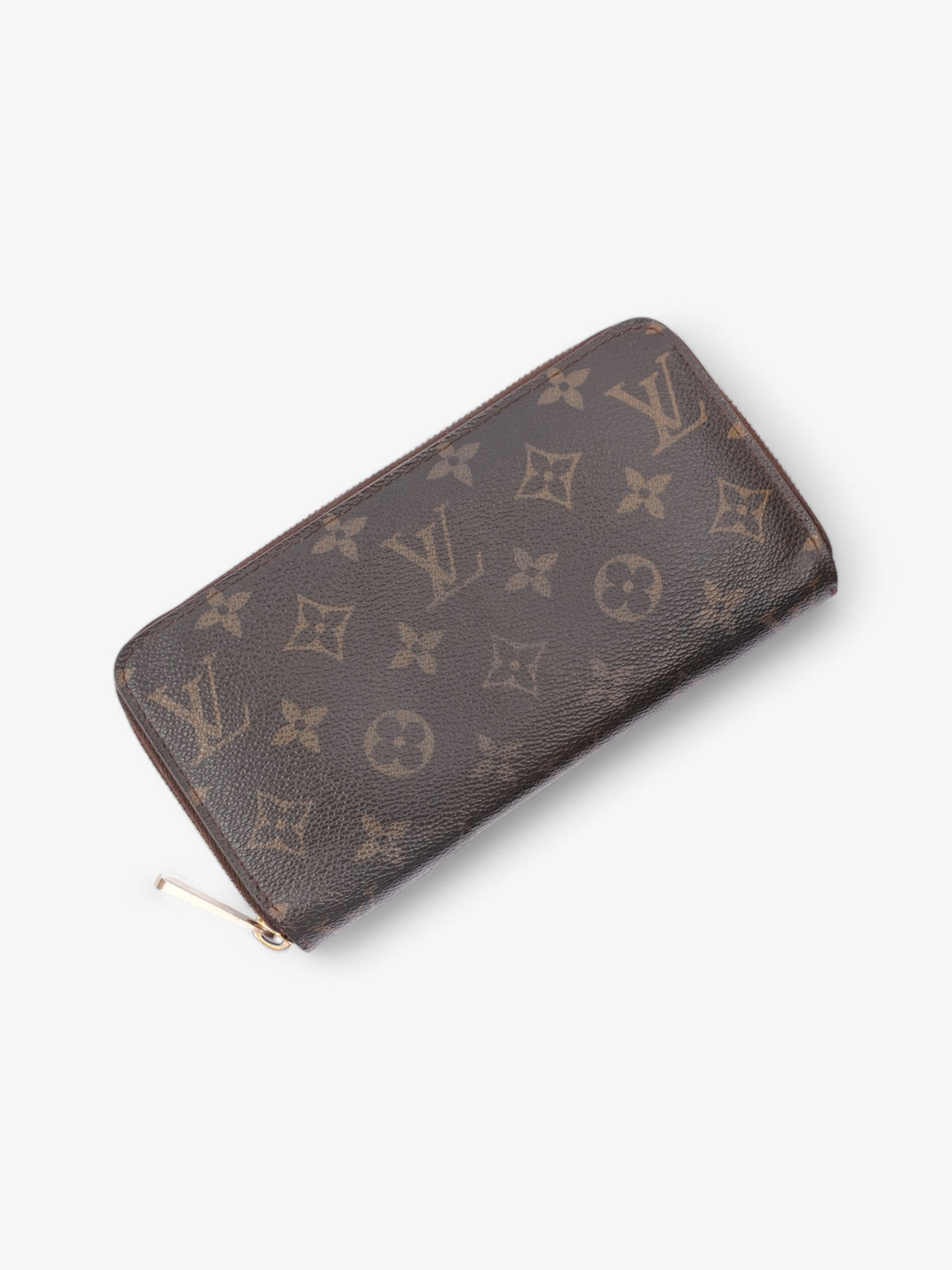 Louis Vuitton Zippy Coated Monogram Canvas Coated Canvas Wallet Case Canvas 24