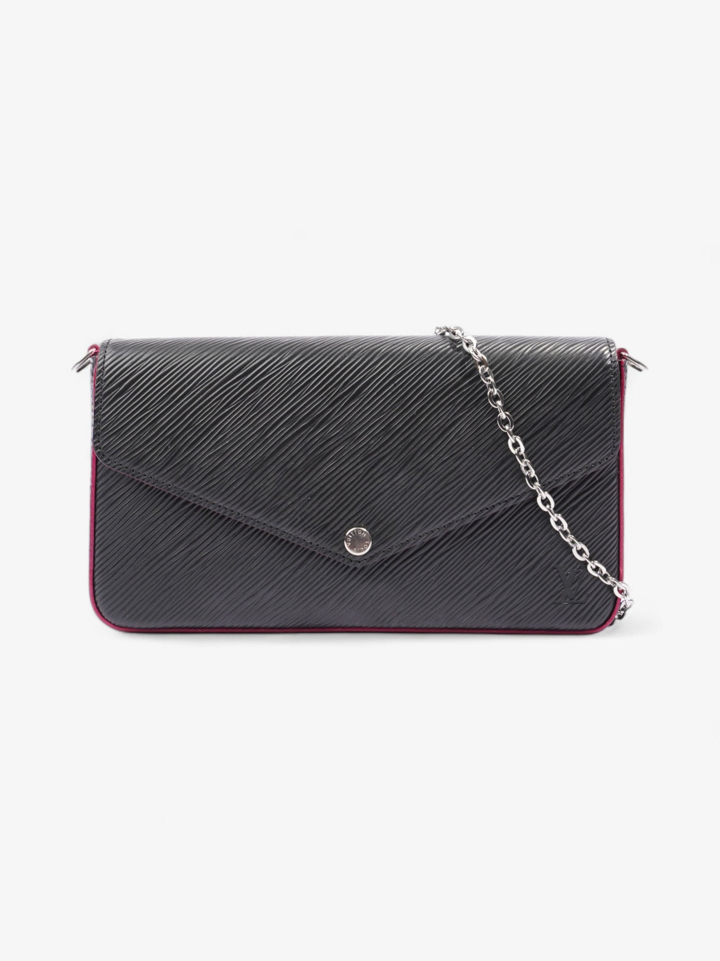 Louis Vuitton Pochette Felicie Epi Leather Black Clutch Bag Leather 1