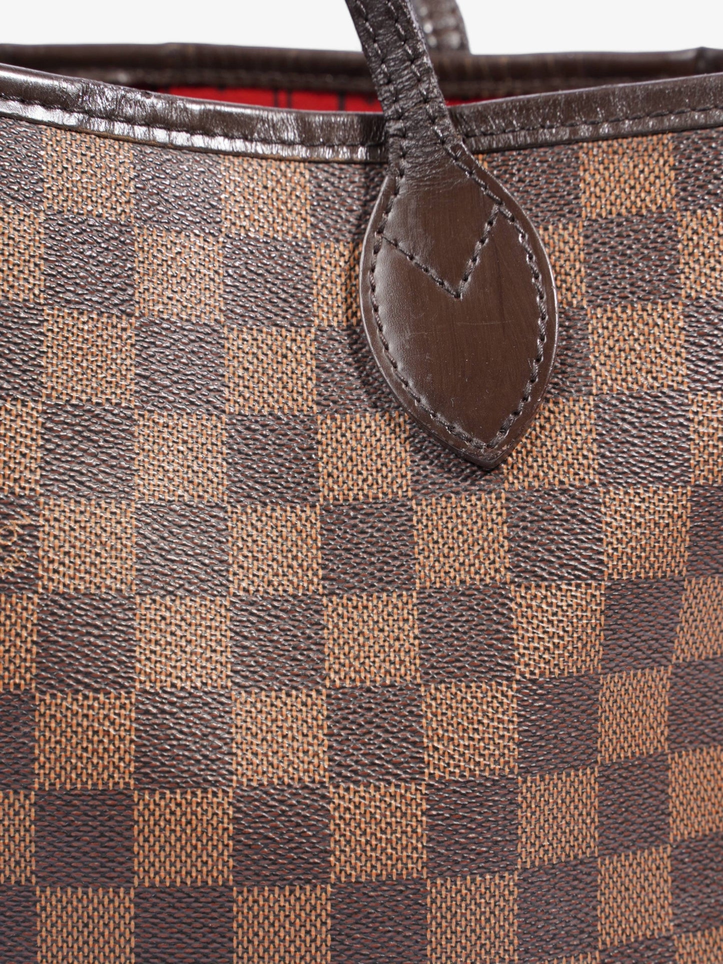 Louis Vuitton Neverfull Ebene Coated MM Damier Canvas Coated Canvas Apparel Mm 13