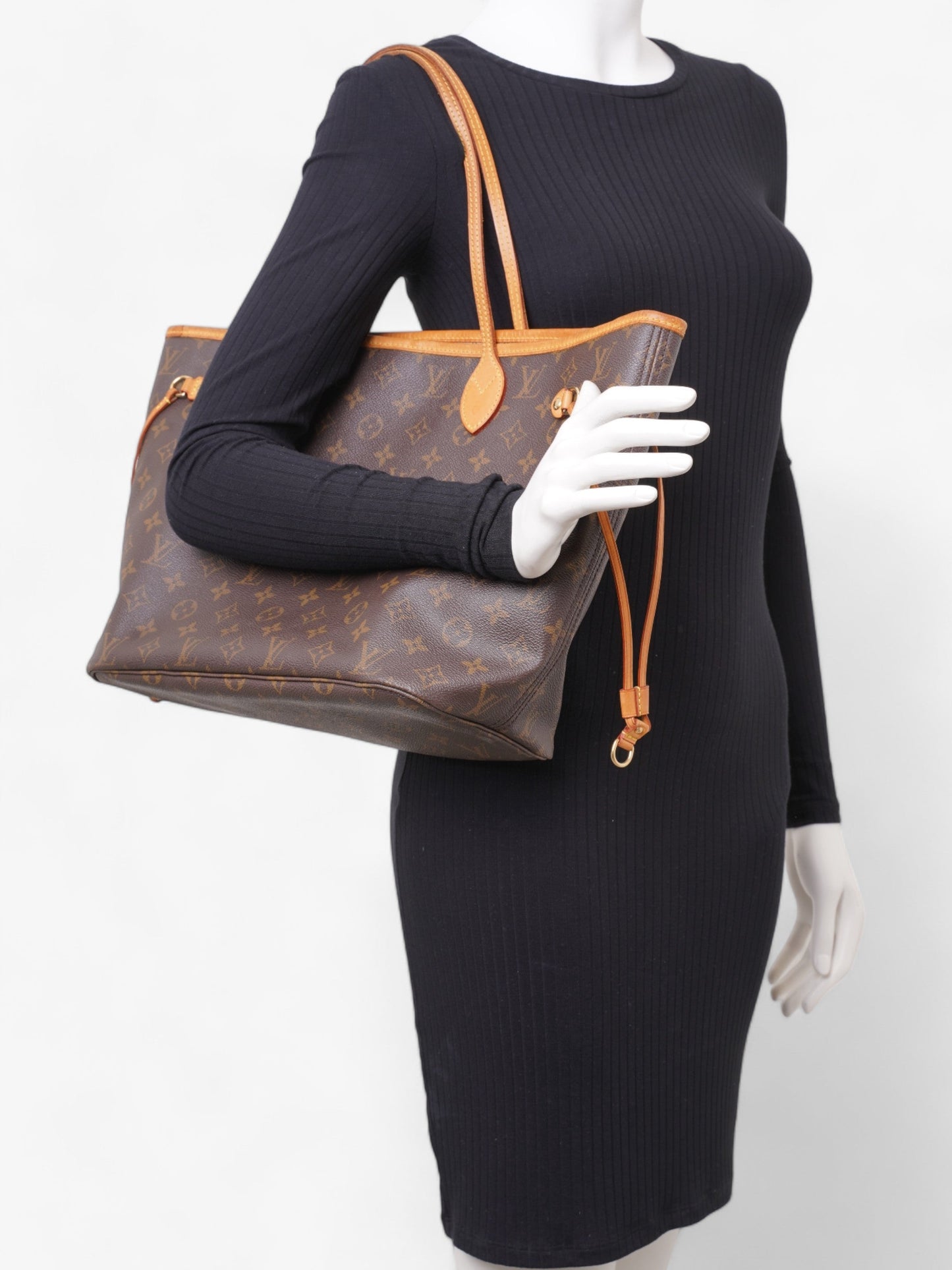 Louis Vuitton Neverfull Coated MM Monogram Canvas Coated Canvas Apparel Mm 10