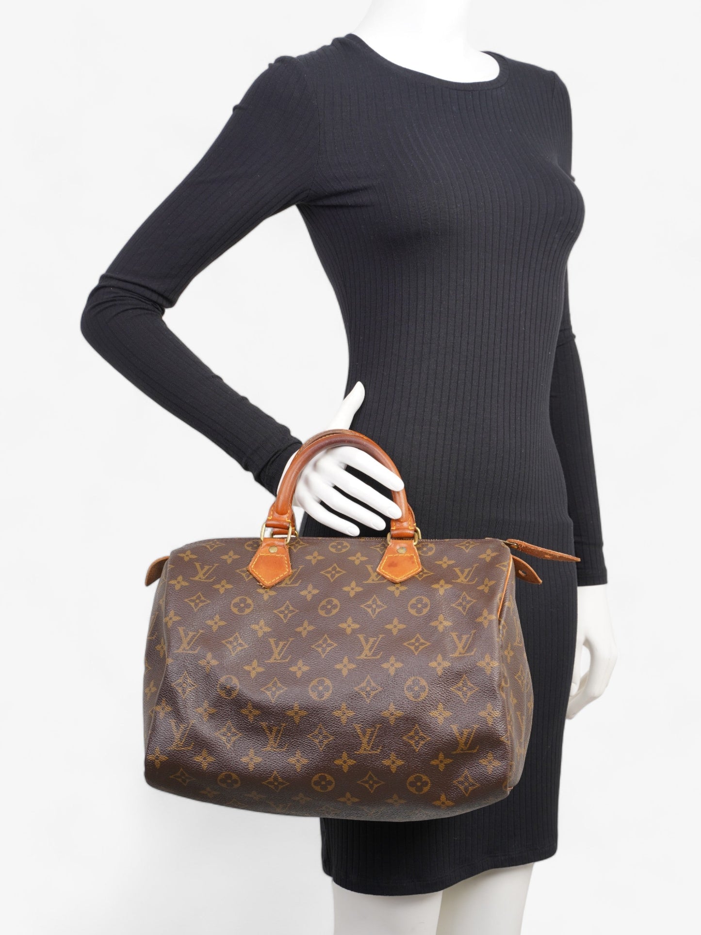Louis Vuitton Speedy Coated 30 Monogram Canvas Coated Canvas Apparel 54