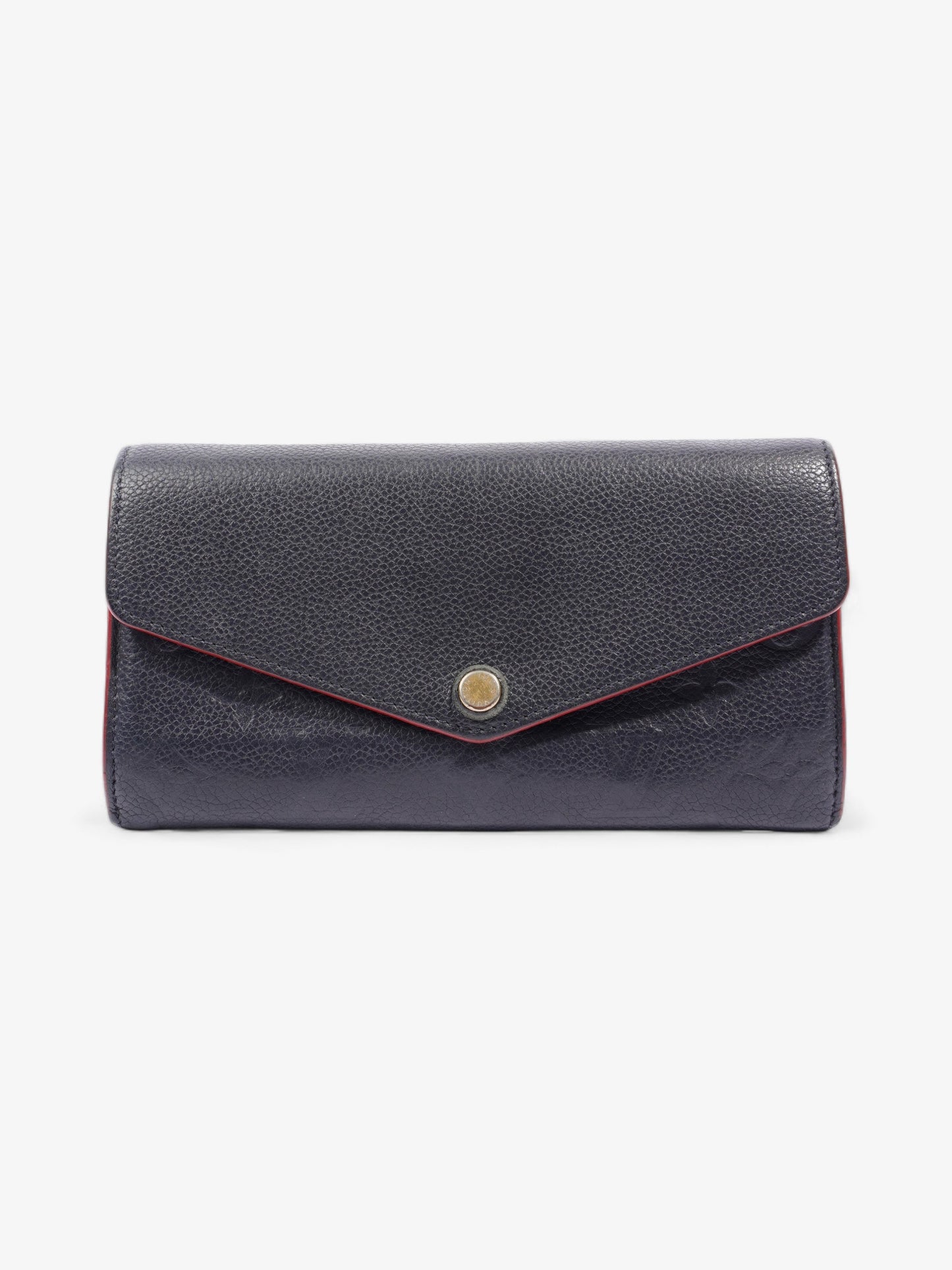 Louis Vuitton Sarah Marine Leather Empreinte Wallet Case