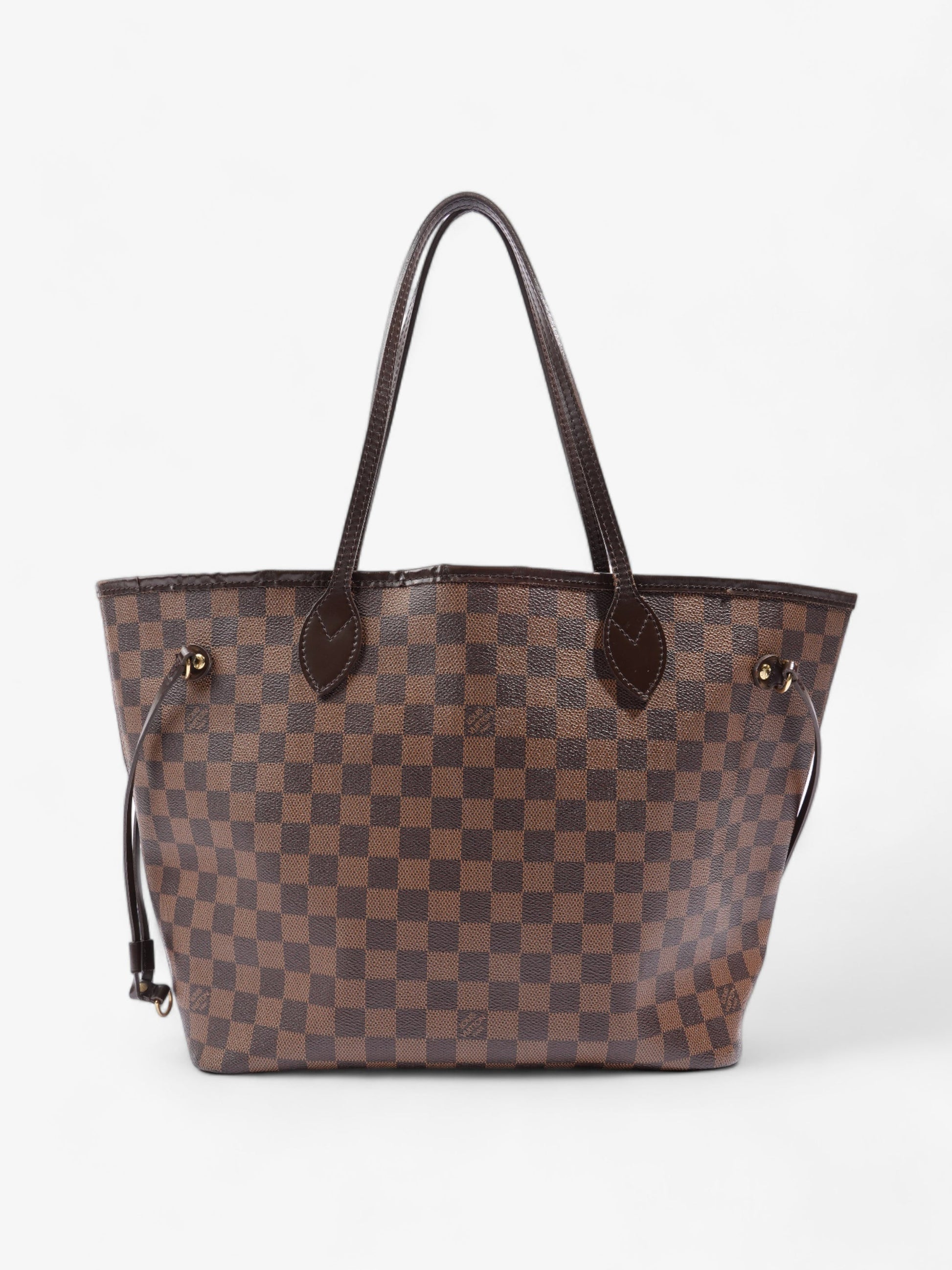 Louis Vuitton Neverfull Ebene Coated MM Damier Canvas Coated Canvas Apparel Canvas Mm