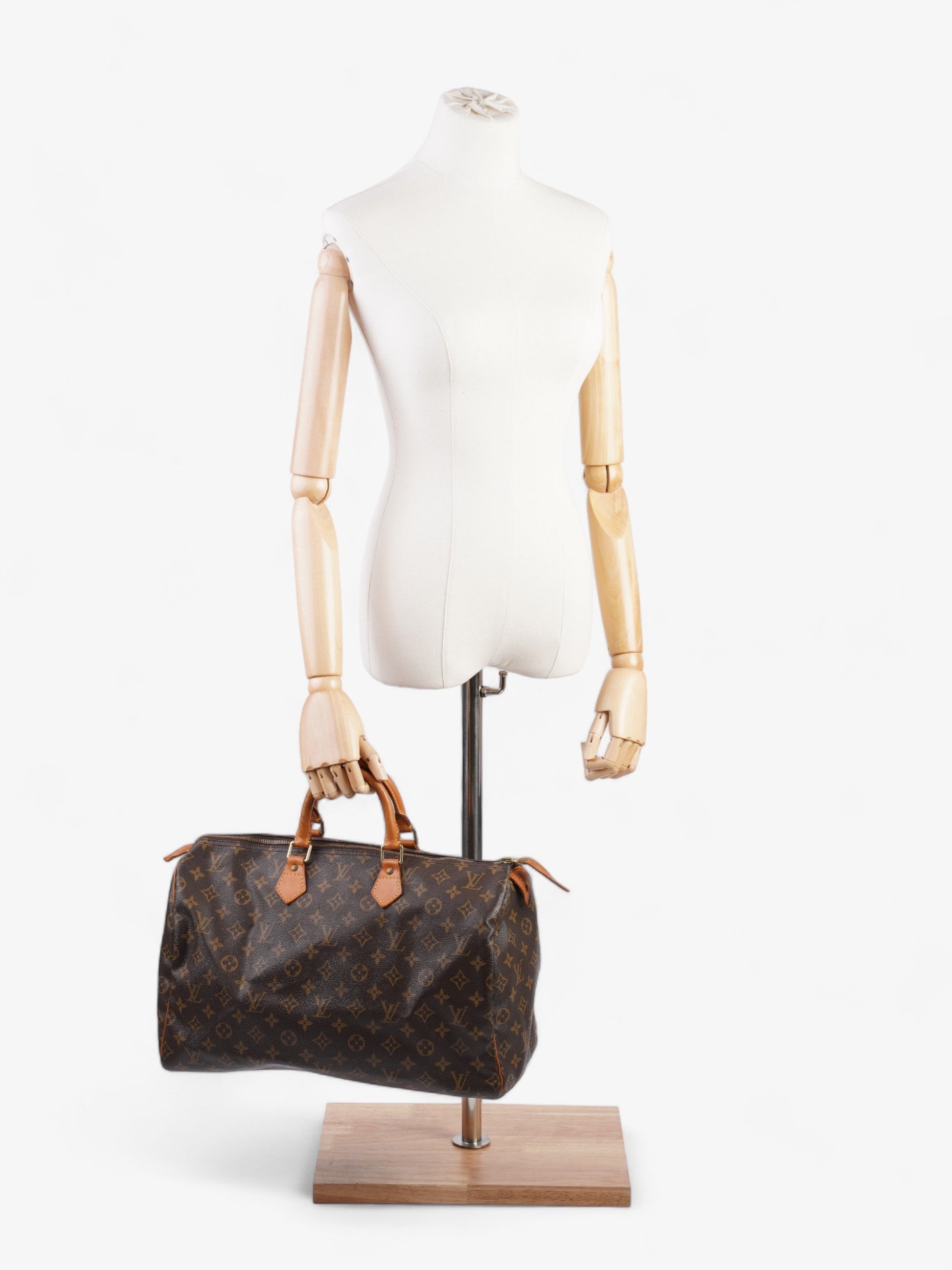 Louis Vuitton Speedy Coated 40 Monogram Canvas Coated Canvas Apparel Canvas 100
