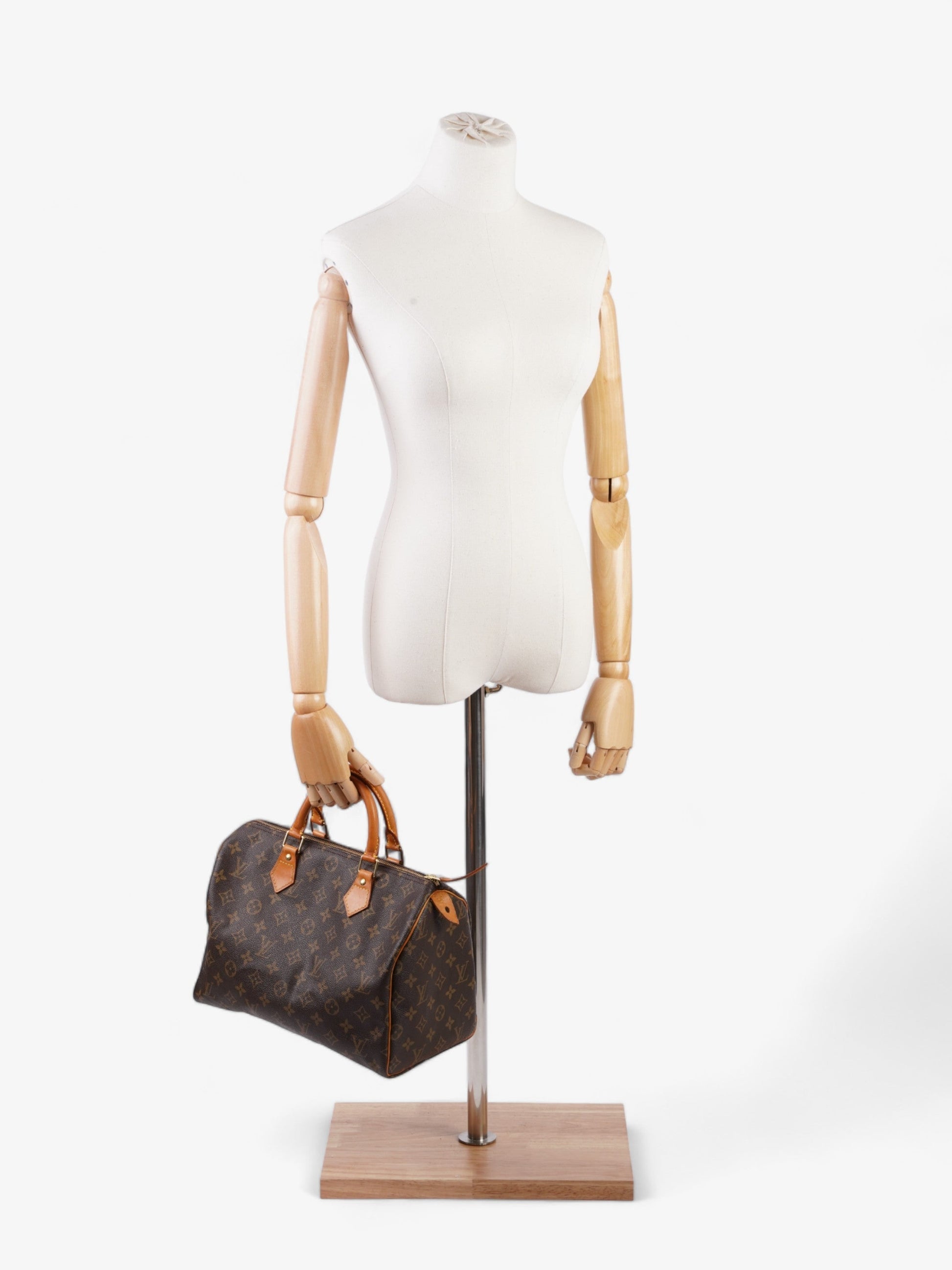Louis Vuitton Speedy Coated 30 Monogram Canvas Coated Canvas Apparel Canvas 33