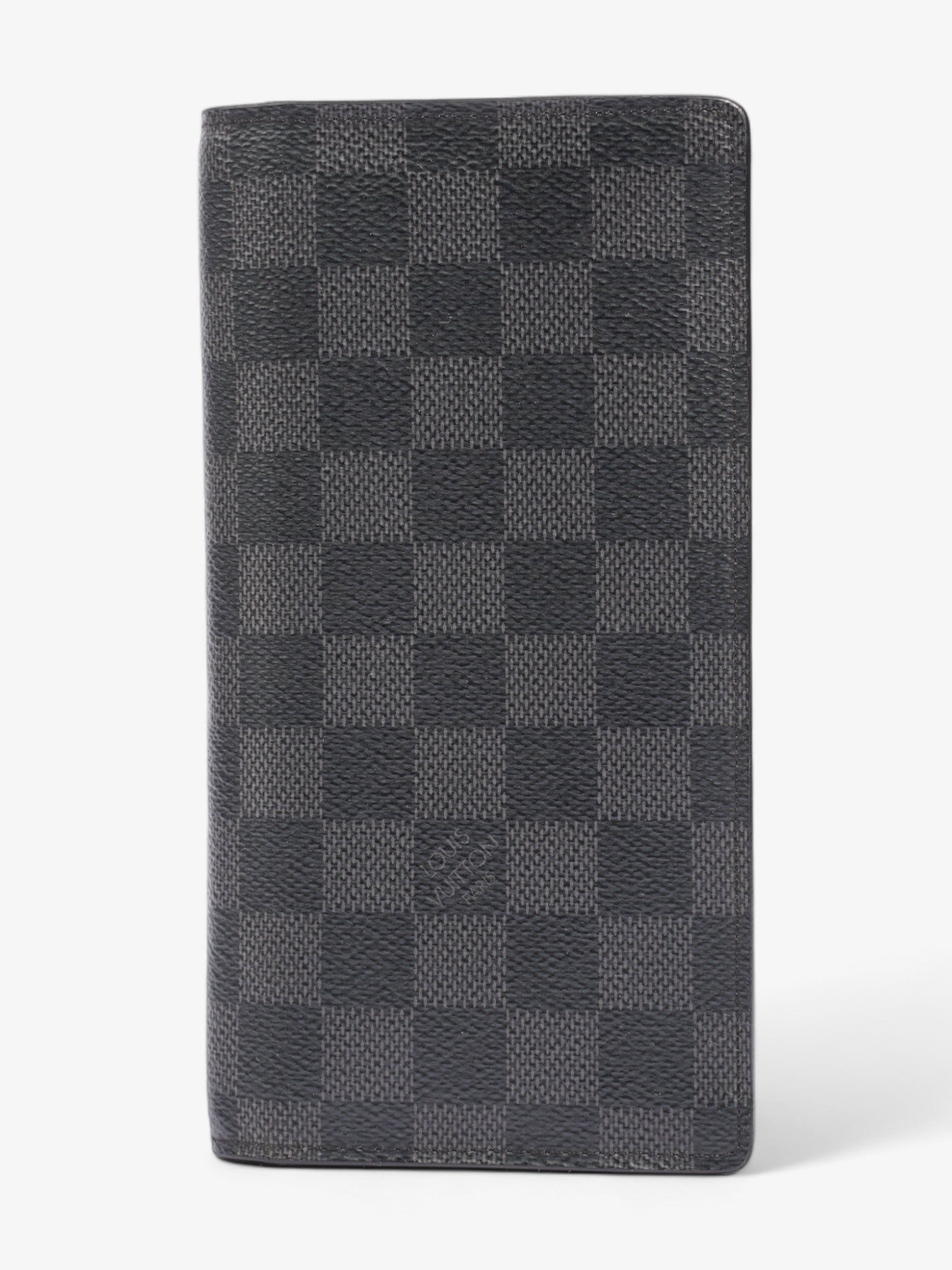 Louis Vuitton Pocket Agenda Cover Graphite Damier Canvas Handbag