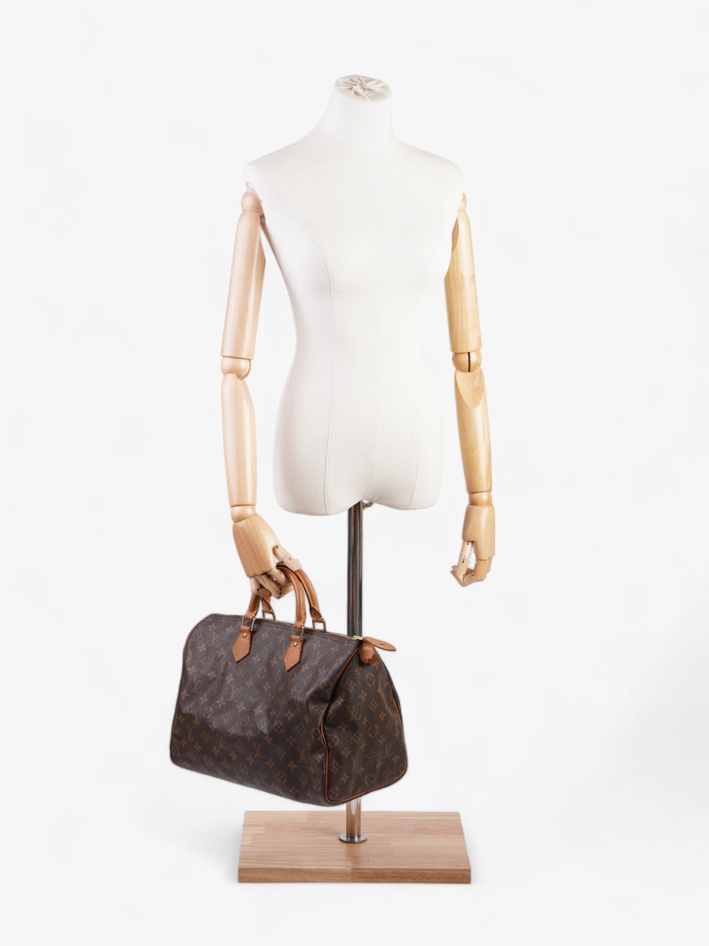 Louis Vuitton Speedy Coated 35 Monogram Canvas Coated Canvas Apparel Canvas 56