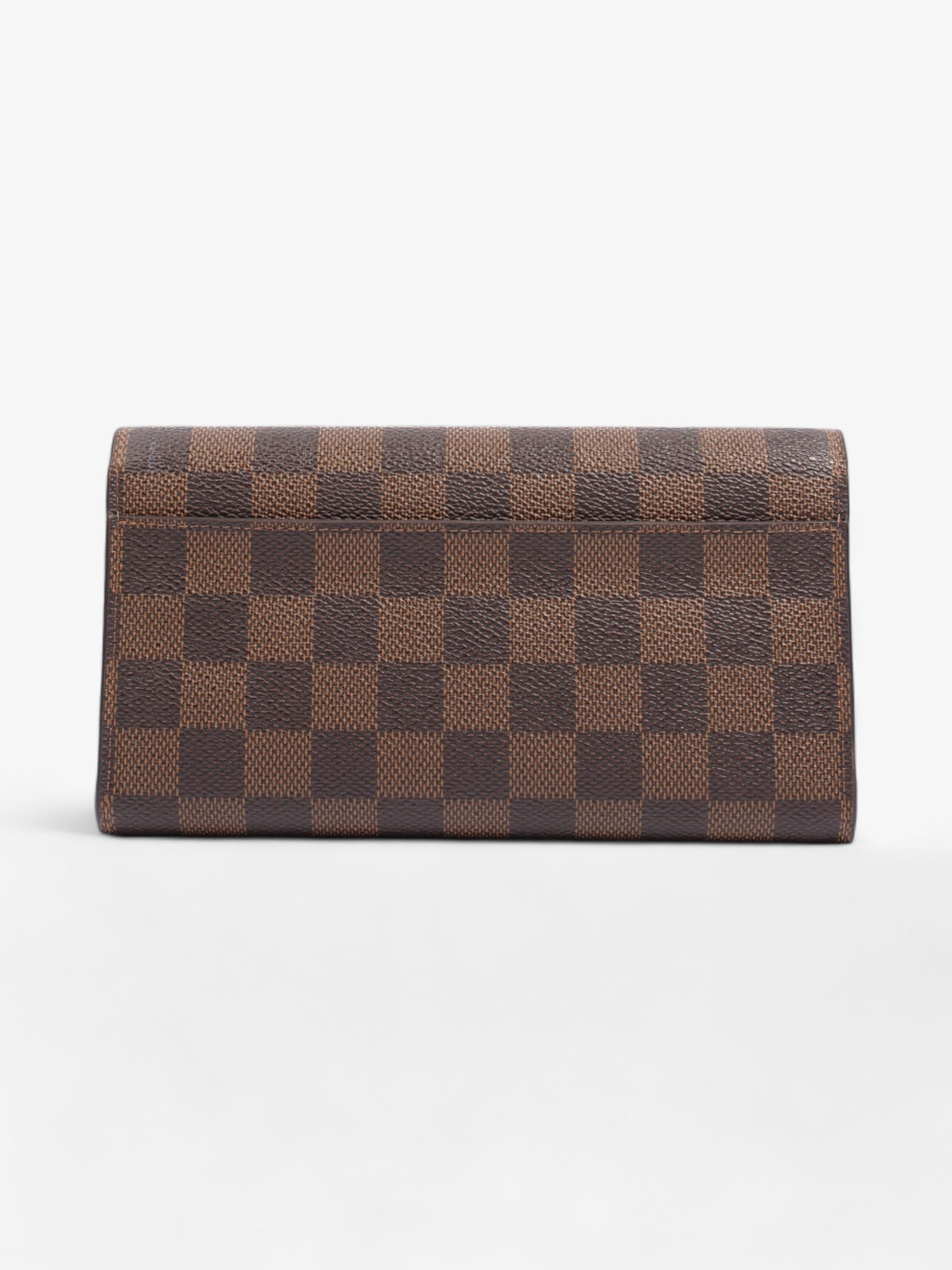 Louis Vuitton Sarah Ebene Coated Canvas Damier Wallet Case Canvas 1