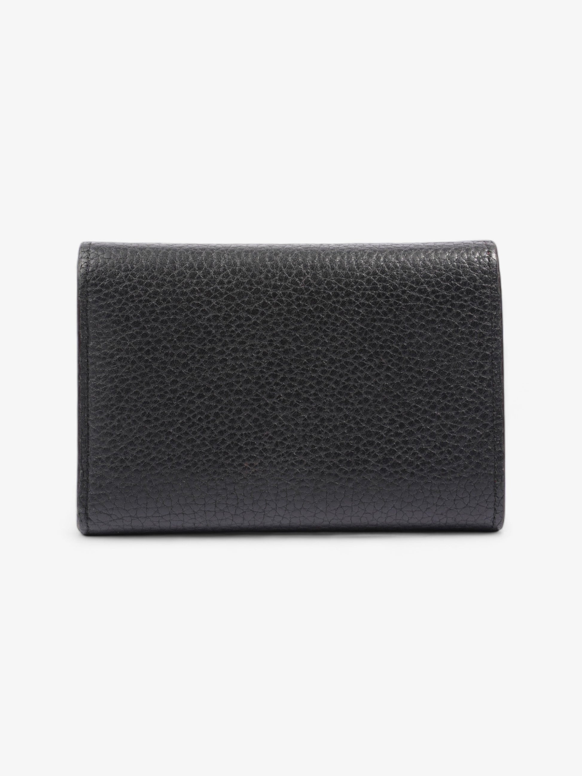 Louis Vuitton Capucines Compact Leather Black Wallet Case