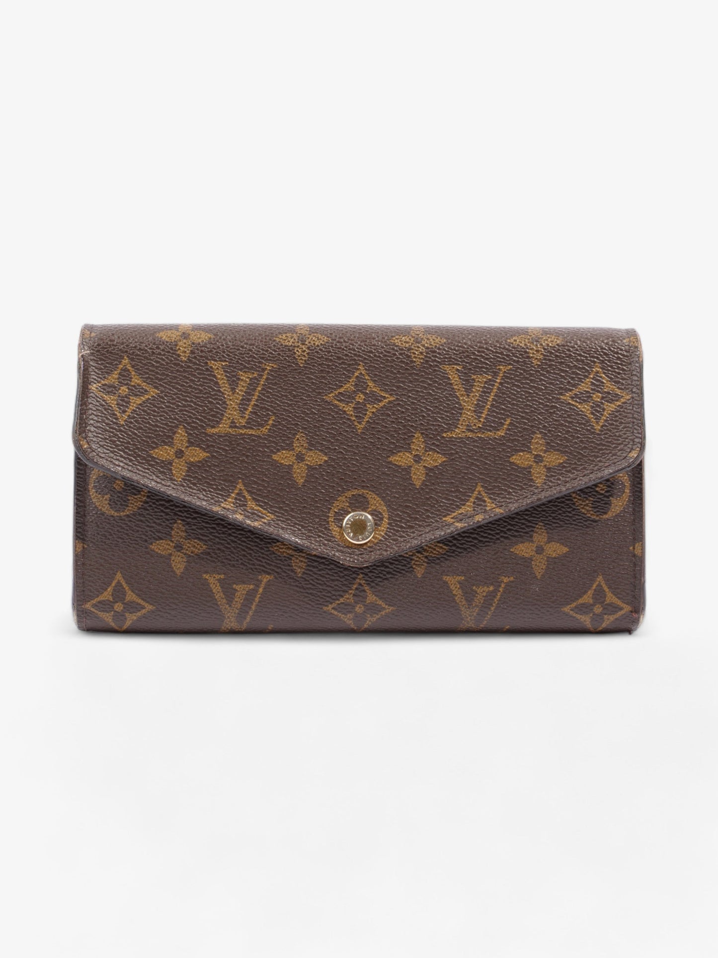 Louis Vuitton Sarah Coated Monogram Canvas Coated Canvas Wallet Case Coated Canvas