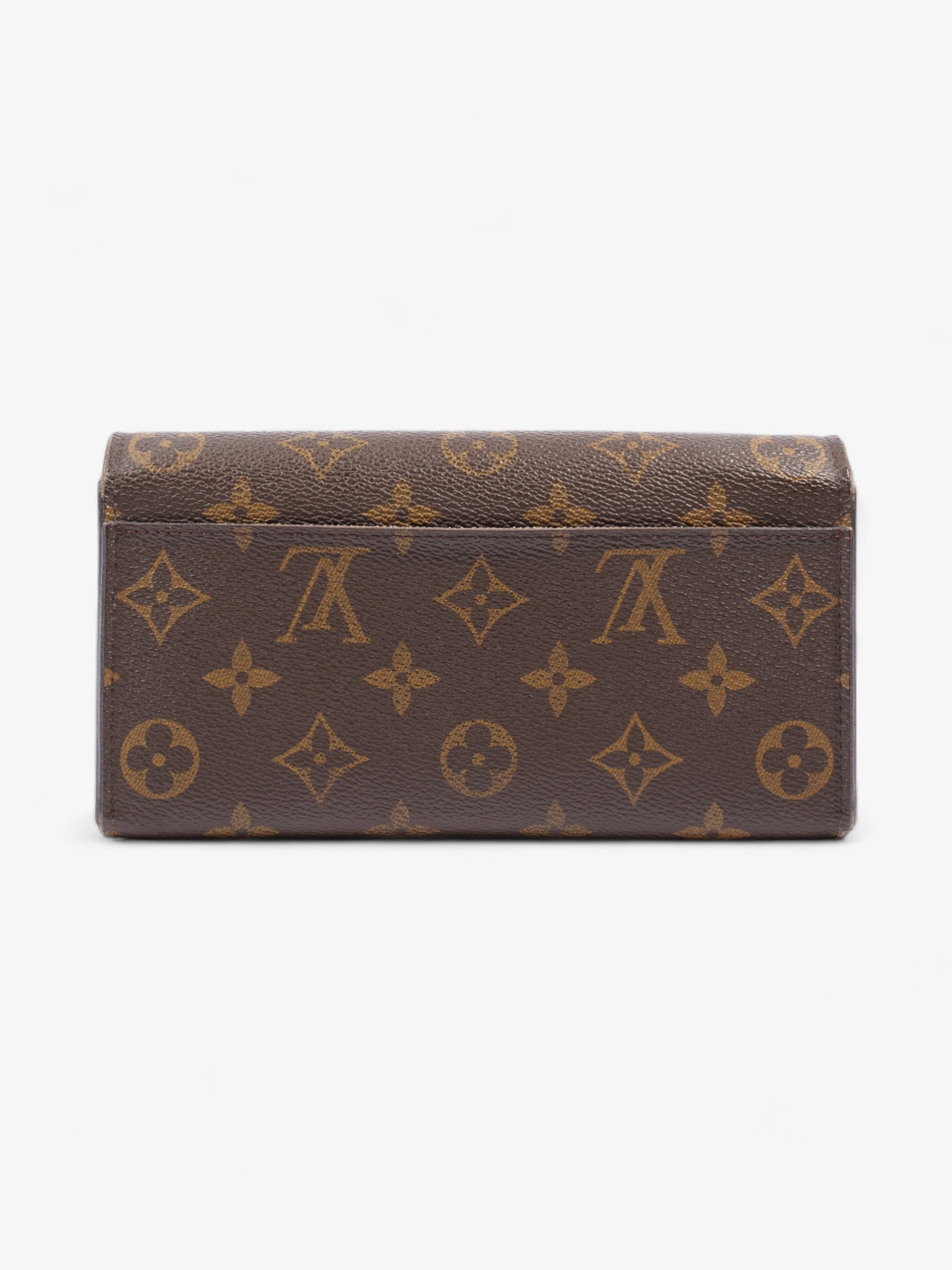 Louis Vuitton Sarah Coated Monogram Canvas Coated Canvas Wallet Case Coated Canvas