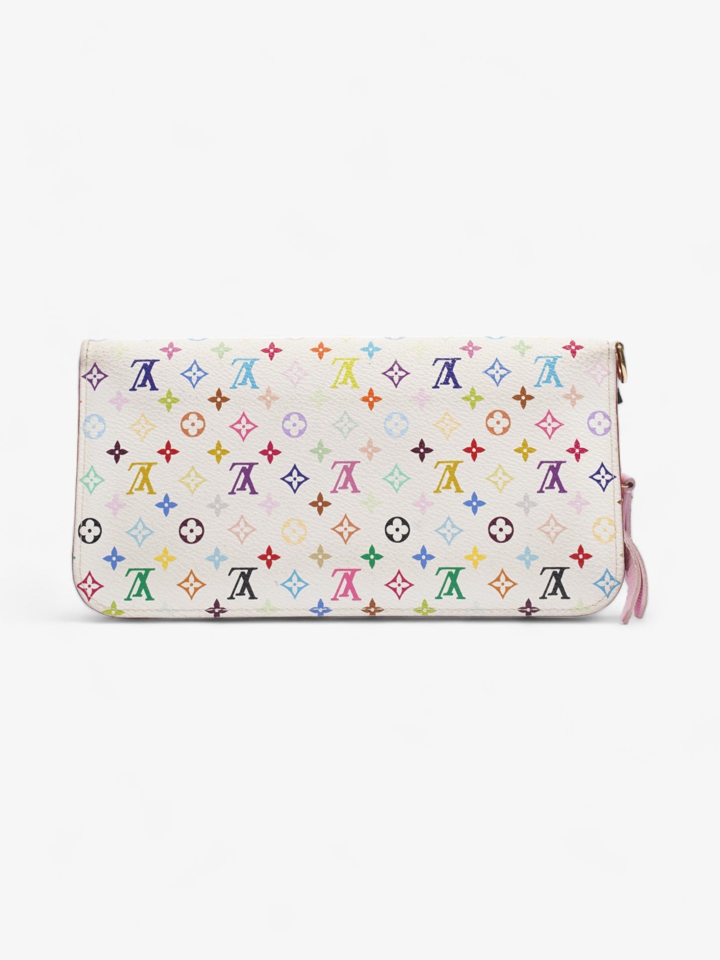 Louis Vuitton Double Zip Multicoloured Coated Monogram Canvas Coated Canvas Wallet Case