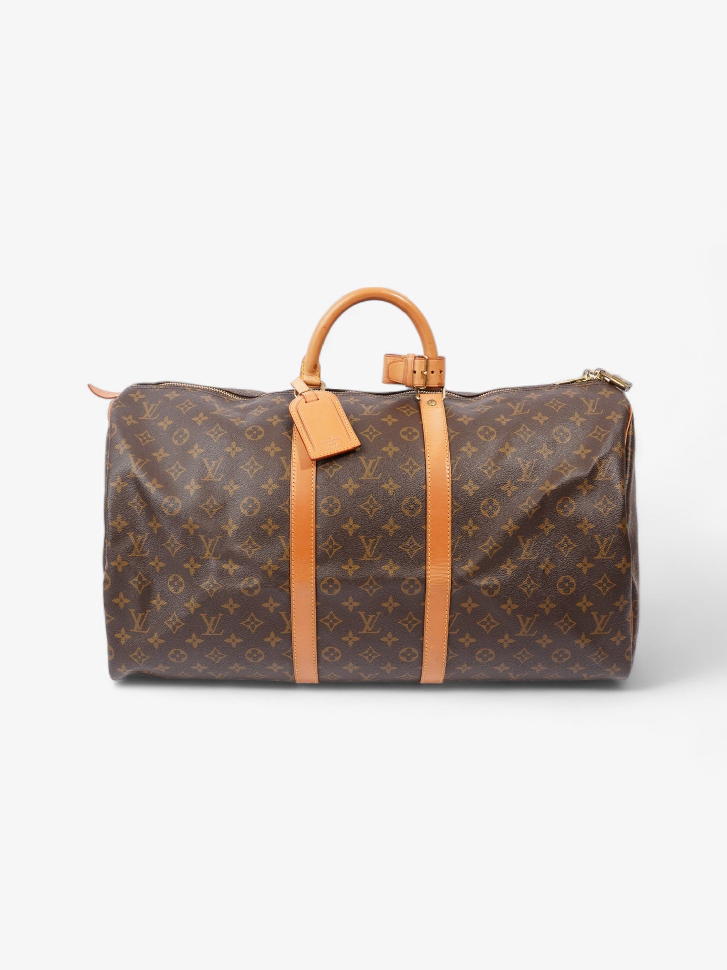 Louis Vuitton Keepall Coated 55 Monogram Canvas Coated Canvas Apparel Canvas 55
