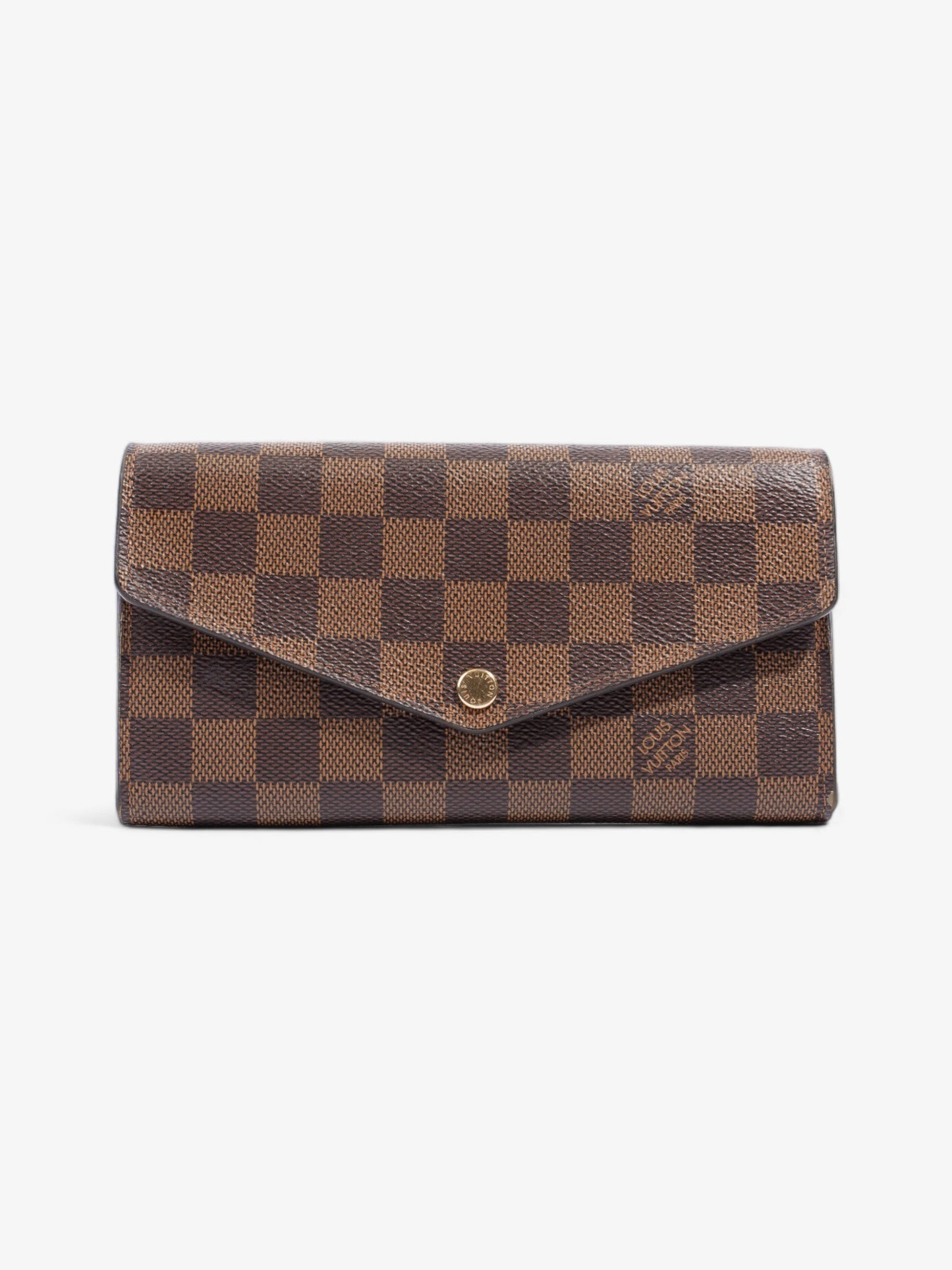 Louis Vuitton Sarah Ebene Coated Canvas Damier Wallet Case Coated Canvas