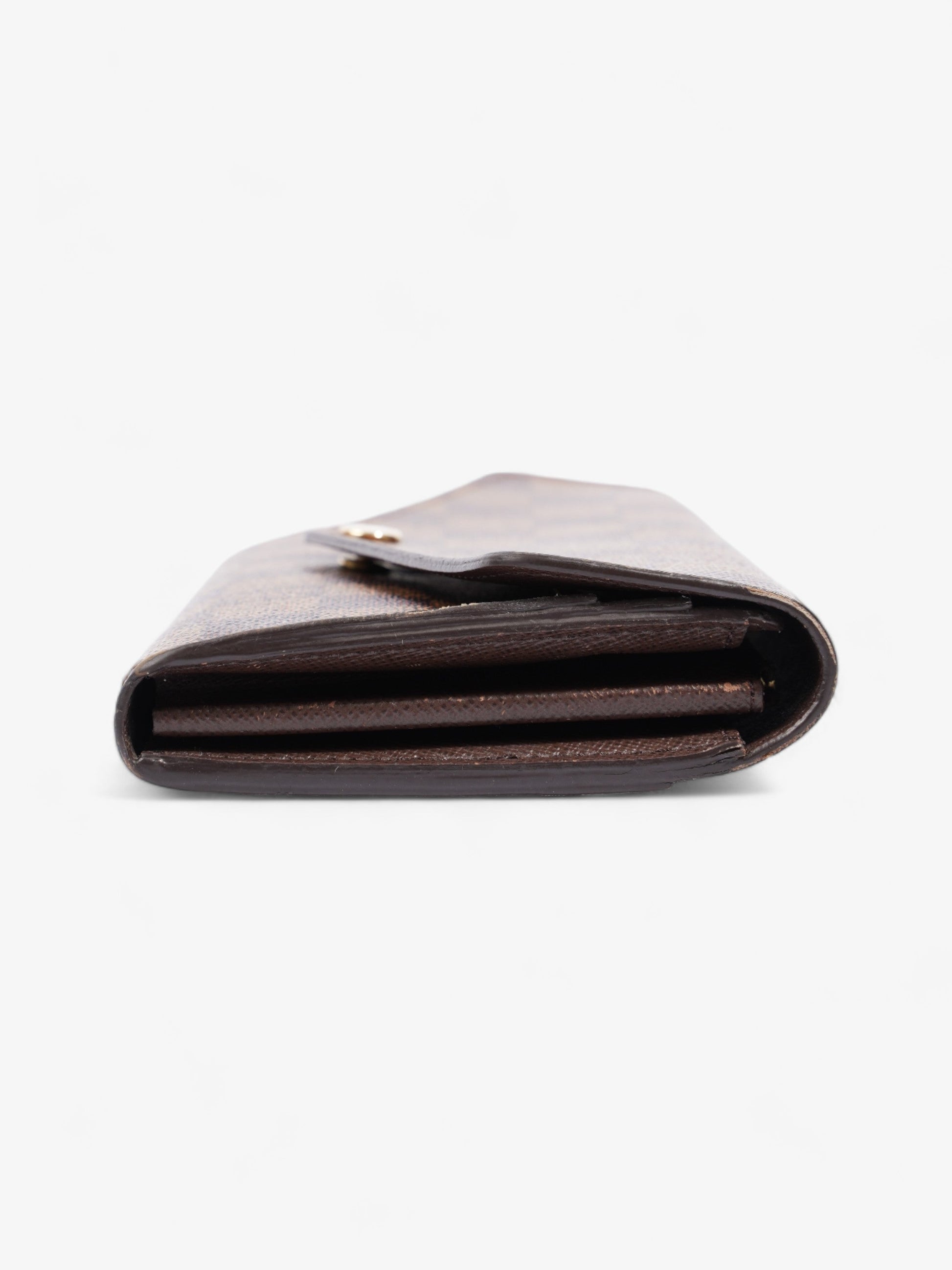 Louis Vuitton Sarah Ebene Coated Canvas Damier Wallet Case Coated Canvas