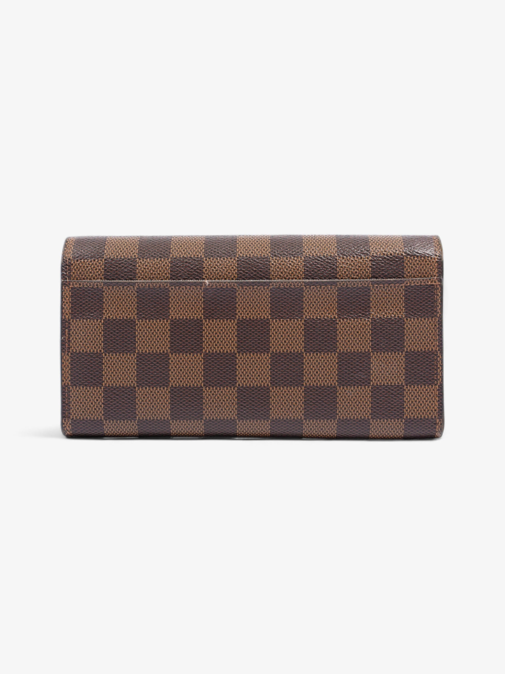 Louis Vuitton Sarah Ebene Coated Canvas Damier Wallet Case Coated Canvas