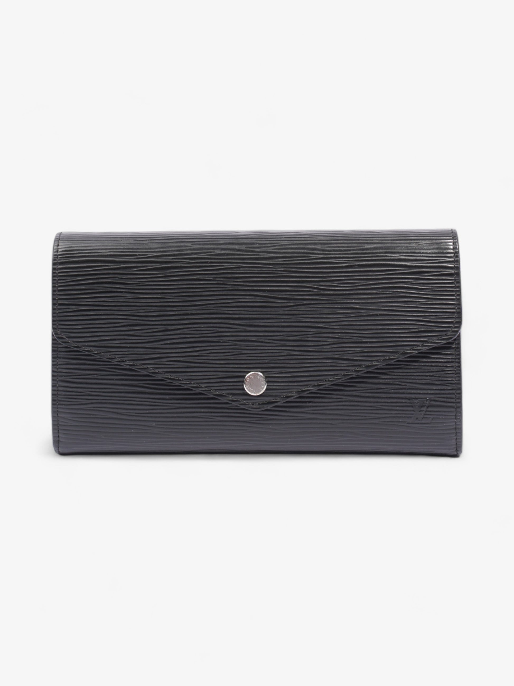 Louis Vuitton Sarah Black Leather Epi Wallet Case 3