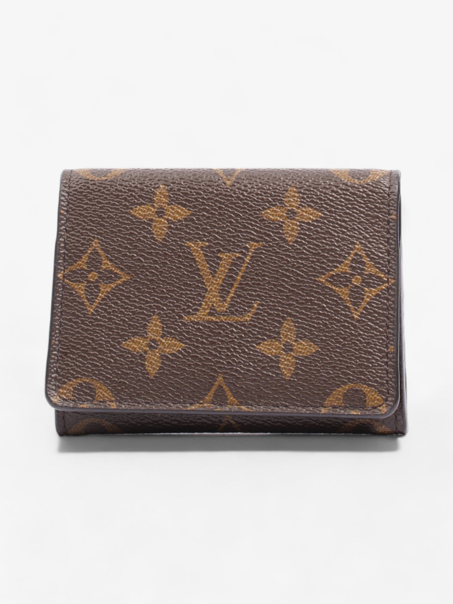 Louis Vuitton Envelope Card Holder Coated Monogram Canvas Coated Canvas Wallet Case