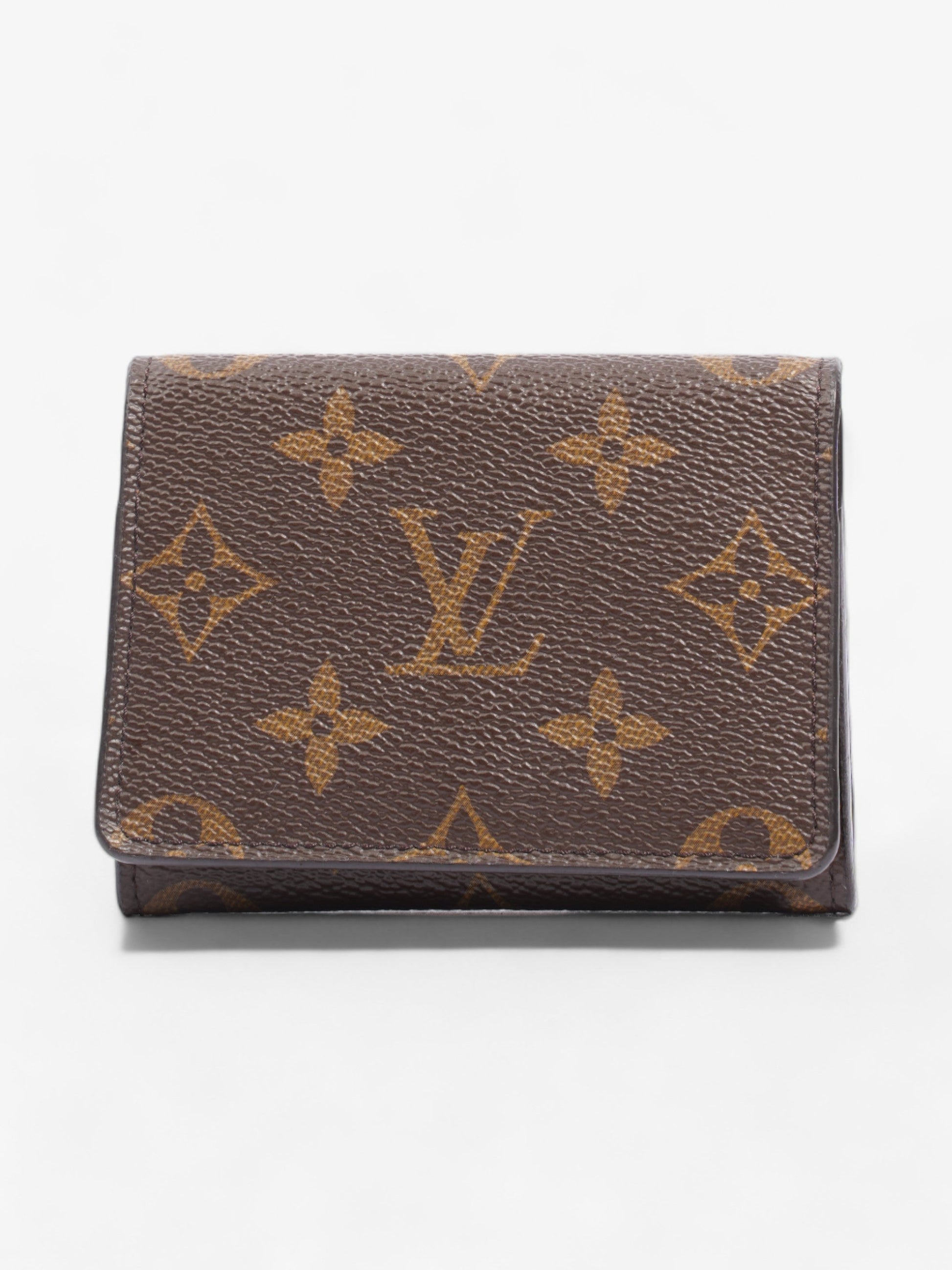 Louis Vuitton Envelope Card Holder Coated Monogram Canvas Coated Canvas Wallet Case