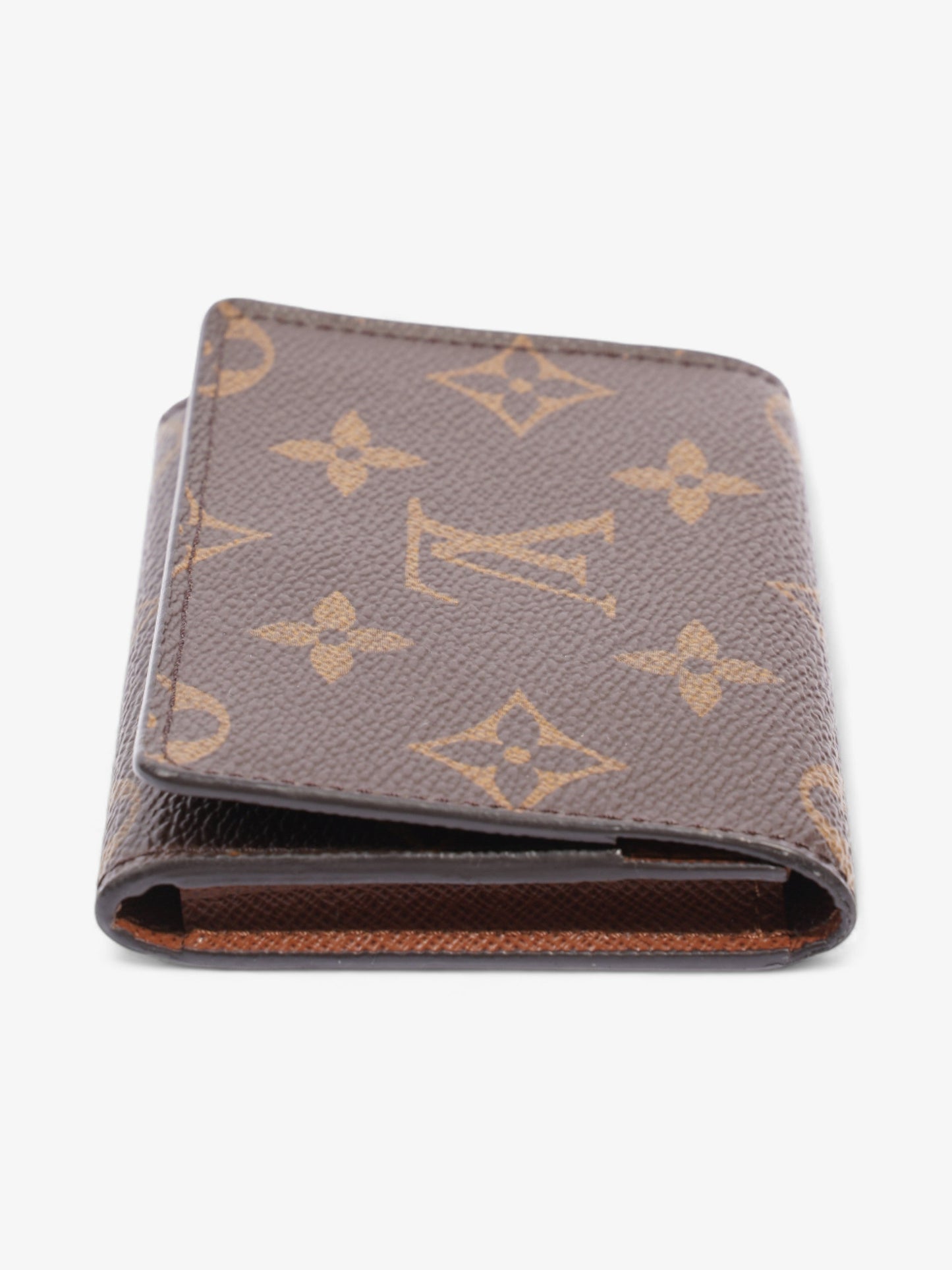 Louis Vuitton Envelope Card Holder Coated Monogram Canvas Coated Canvas Wallet Case