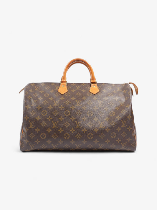 Louis Vuitton Speedy Coated 40 Monogram Canvas Coated Canvas Apparel Canvas 77