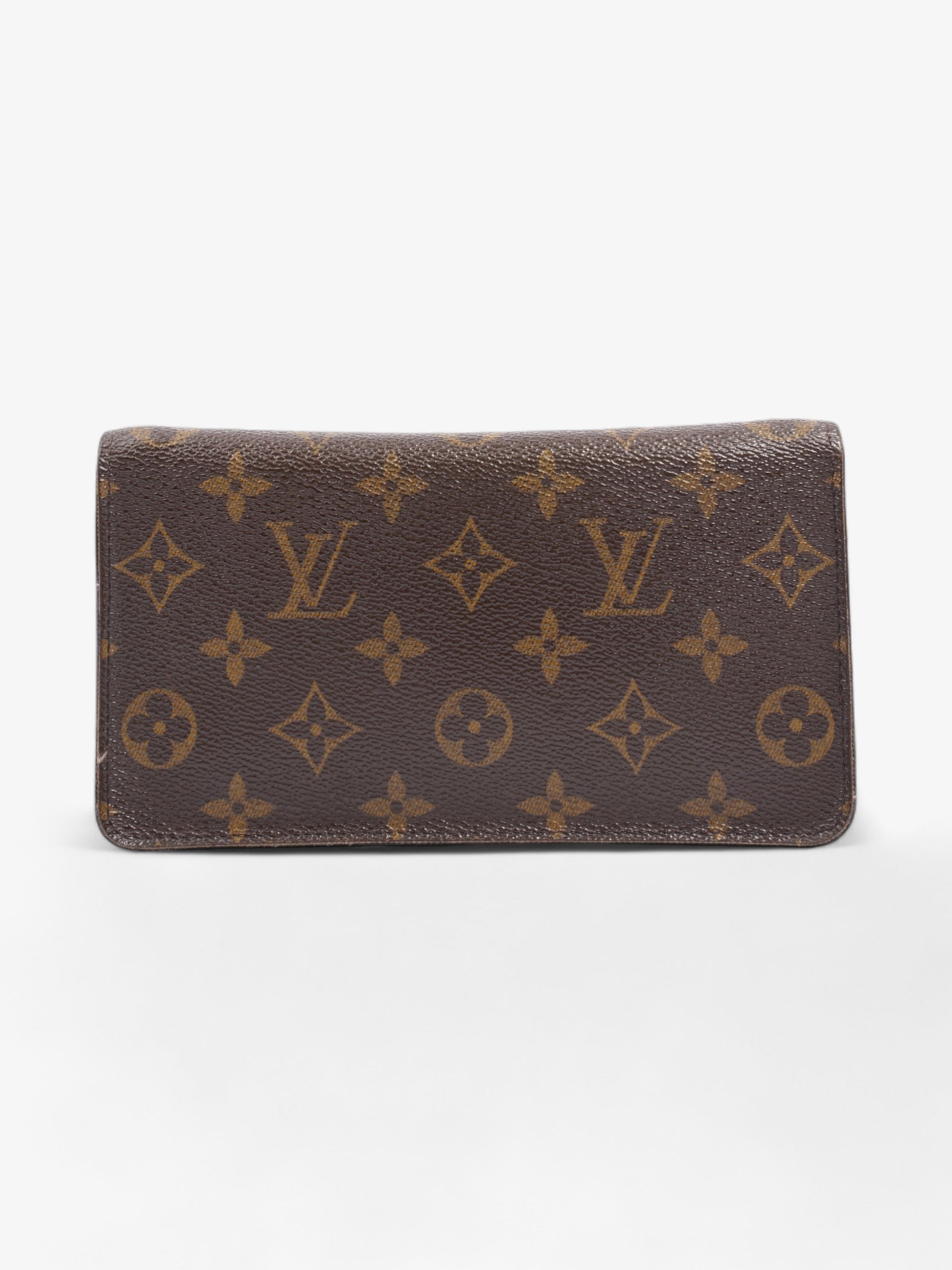 Louis Vuitton Zip Around Coated Monogram Canvas Coated Canvas Wallet Case