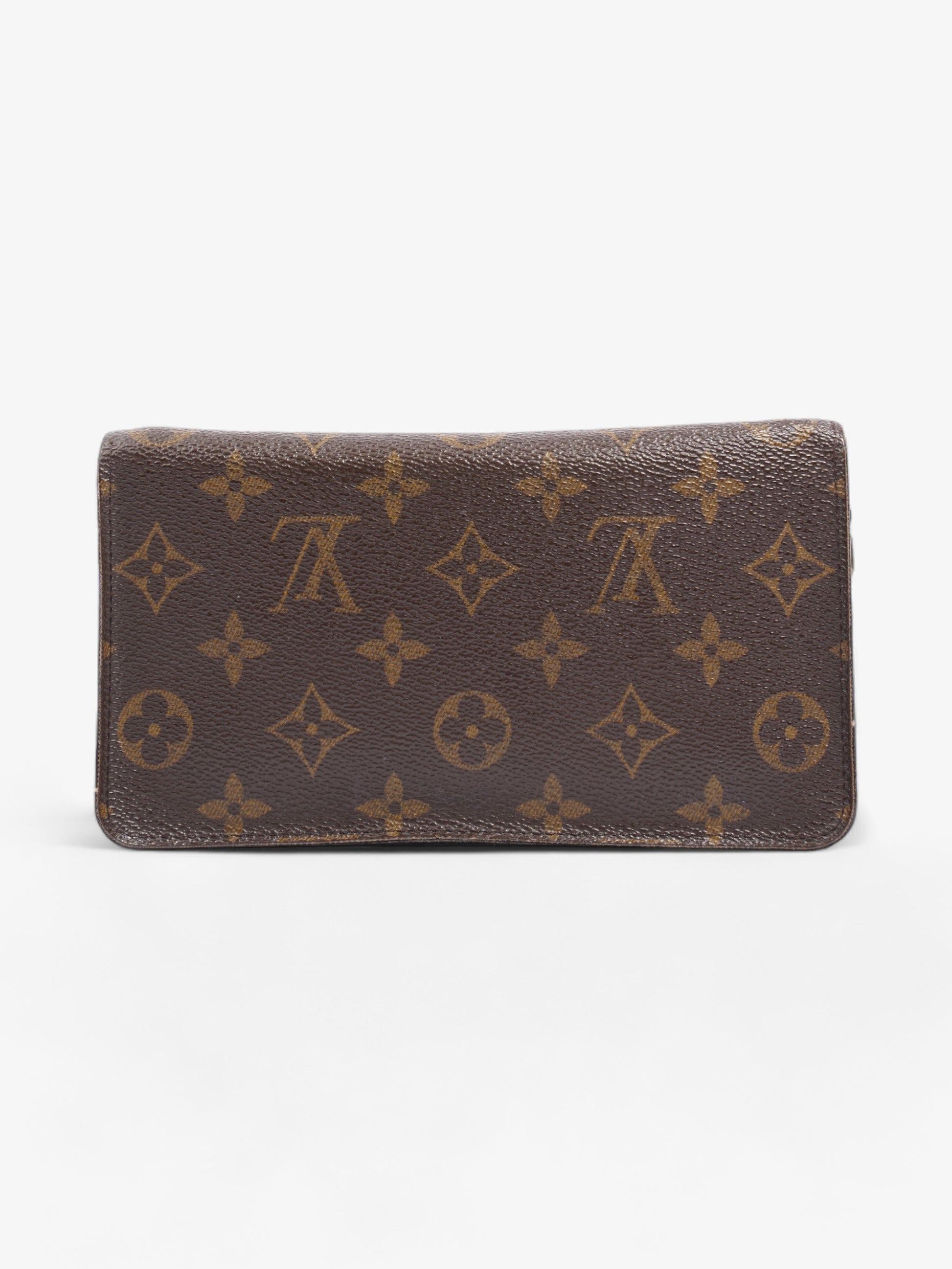 Louis Vuitton Zip Around Coated Monogram Canvas Coated Canvas Wallet Case