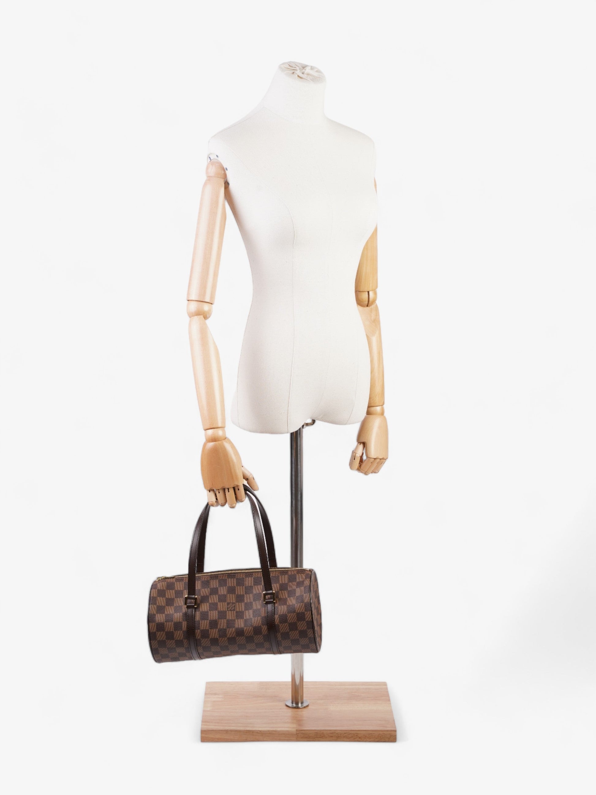 Louis Vuitton Papillon Ebene Coated 30 Damier Canvas Coated Canvas Apparel Canvas 35