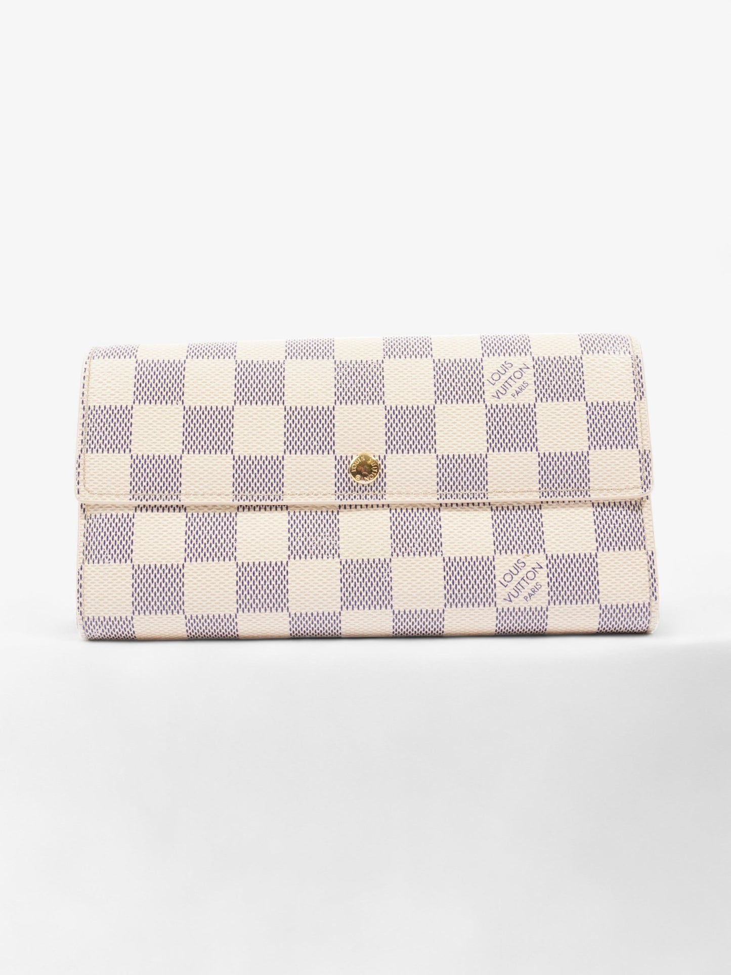Louis Vuitton Sarah Azur Coated Canvas Damier Wallet Case