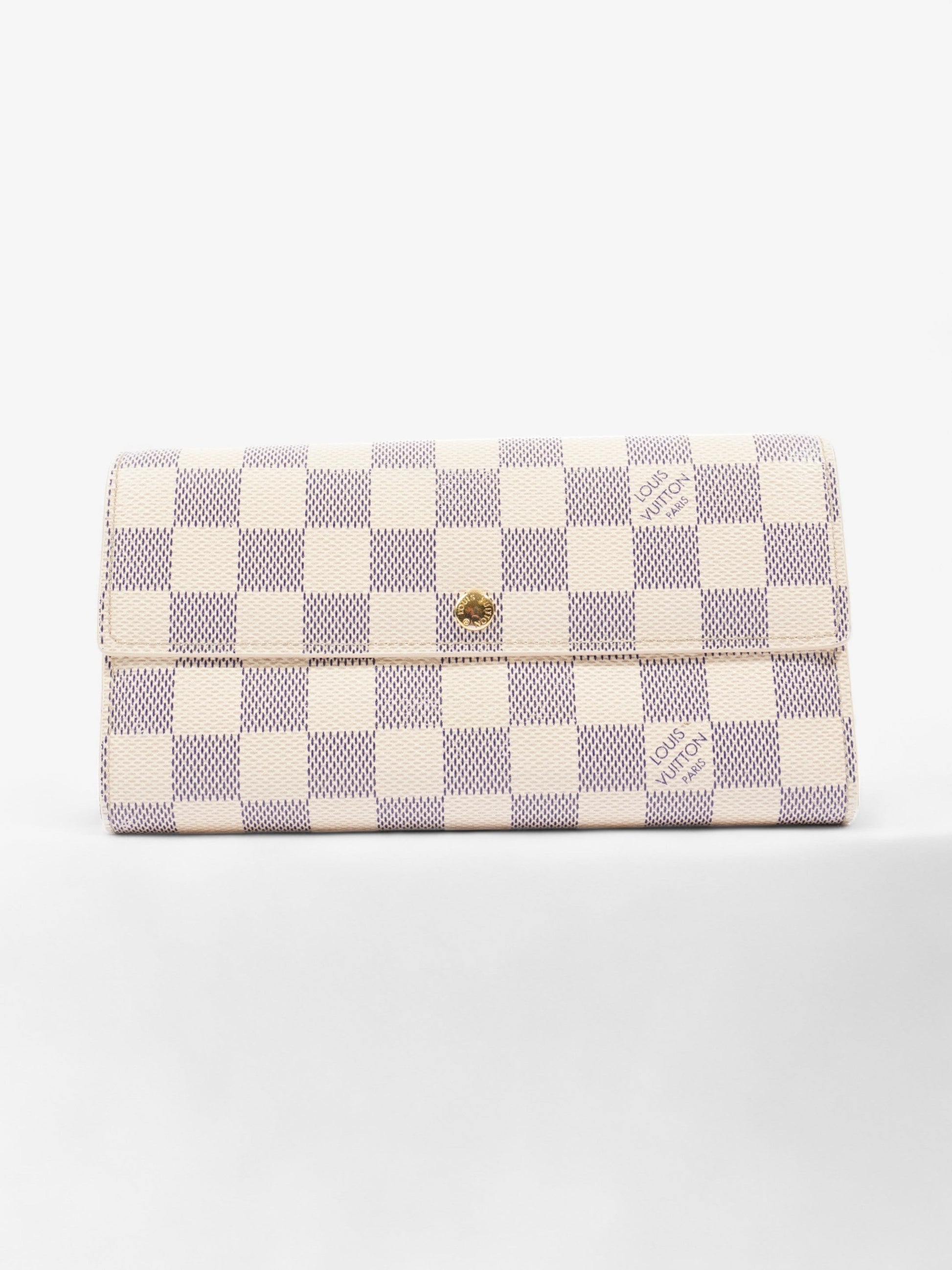 Louis Vuitton Sarah Azur Coated Canvas Damier Wallet Case