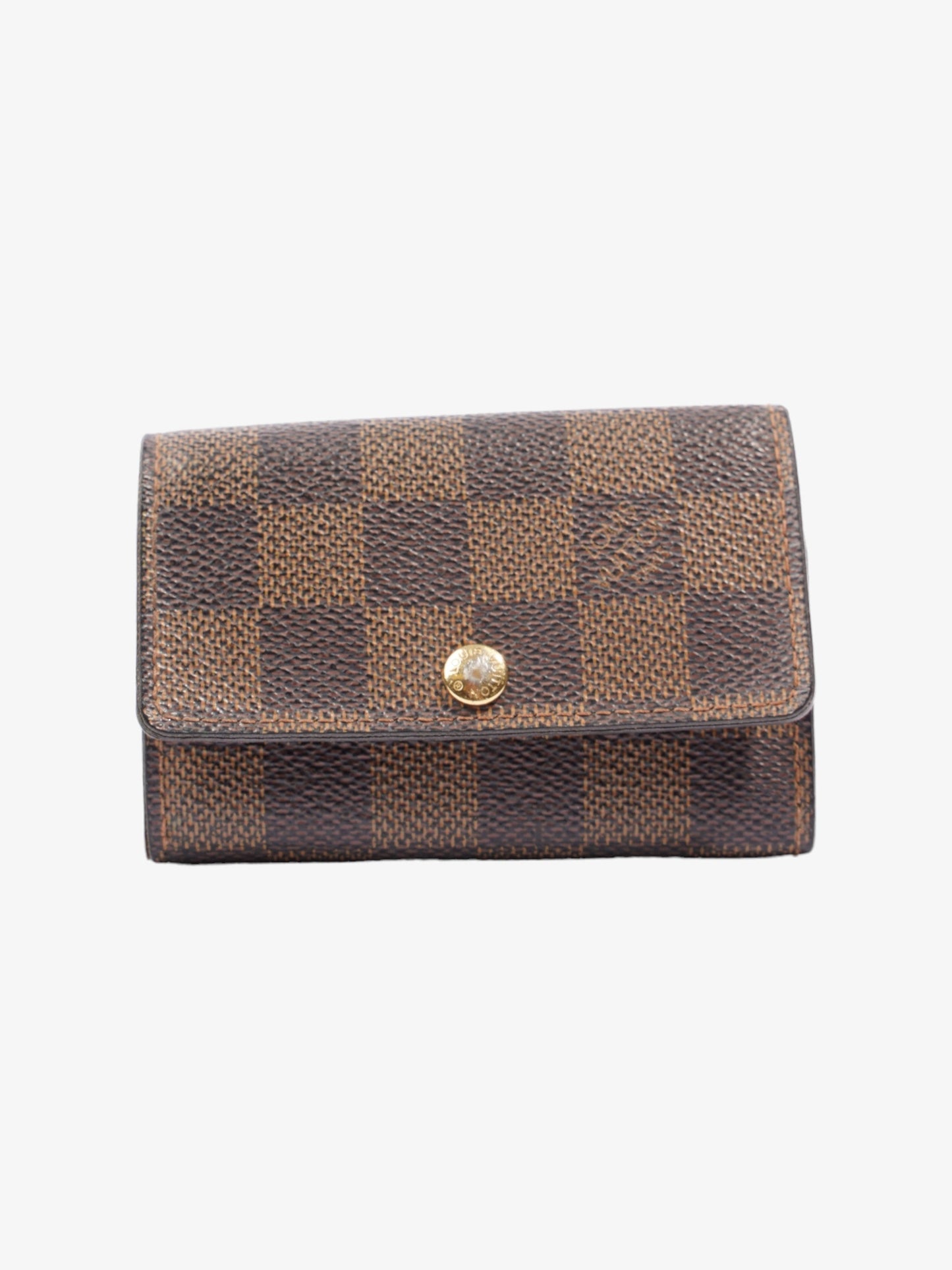 Louis Vuitton 6 Holder Ebene Coated Damier Canvas Coated Canvas Apparel