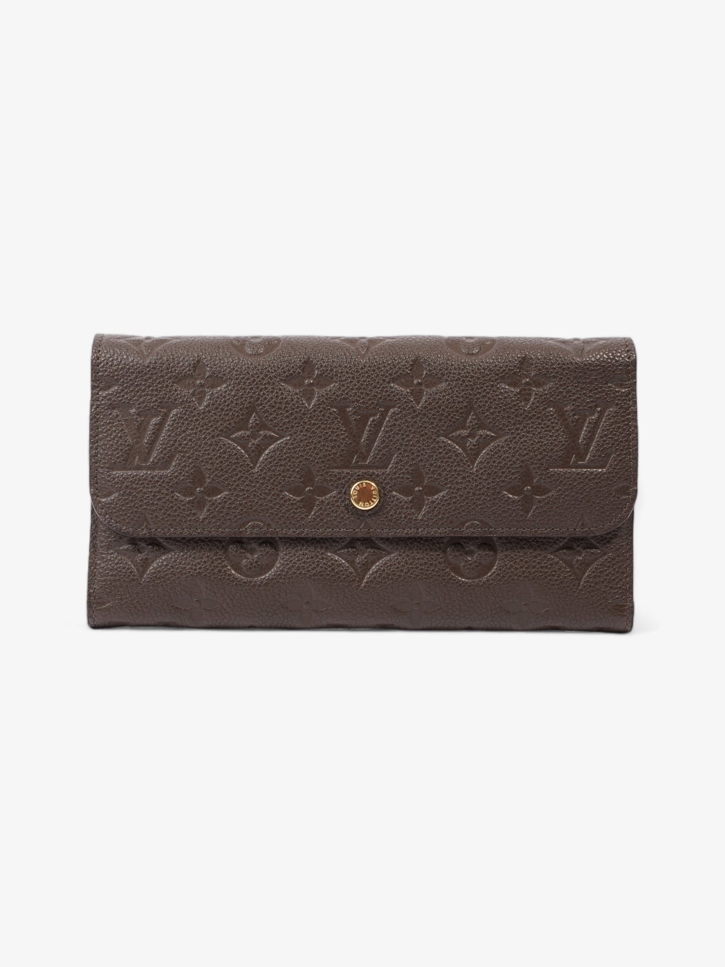 Louis Vuitton Virtuose Terre Brown Leather Empreinte Wallet Case