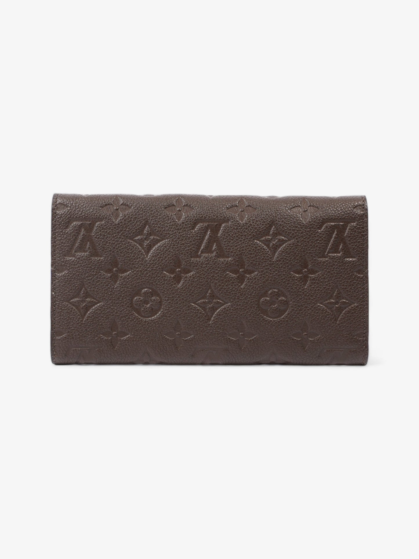 Louis Vuitton Virtuose Terre Brown Leather Empreinte Wallet Case