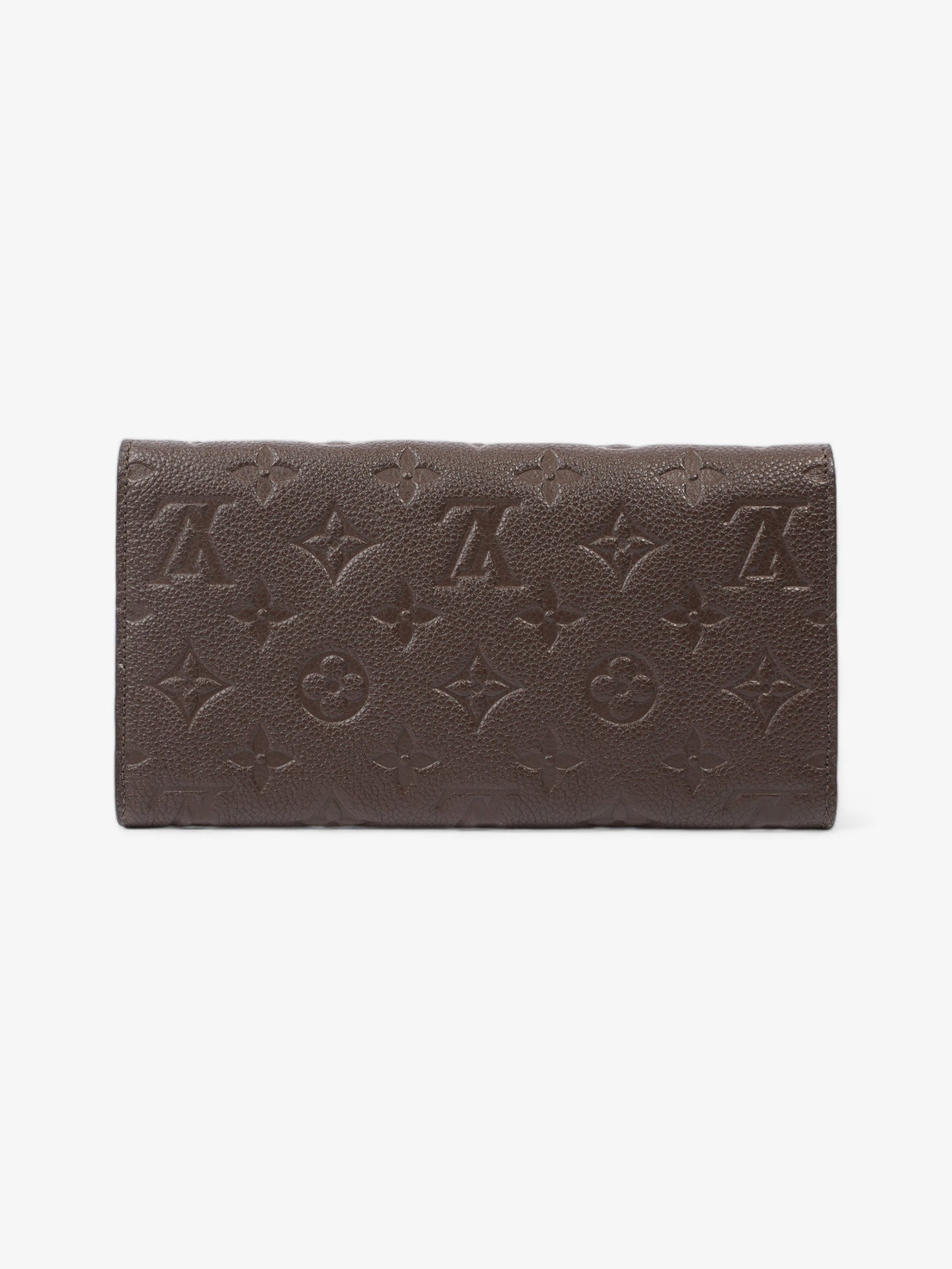 Louis Vuitton Virtuose Terre Brown Leather Empreinte Wallet Case