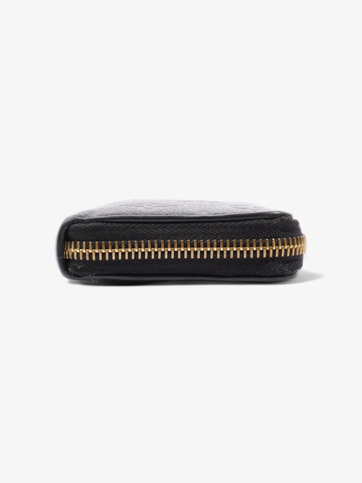 Louis Vuitton Clemence Empreinte Leather Black Wallet Case