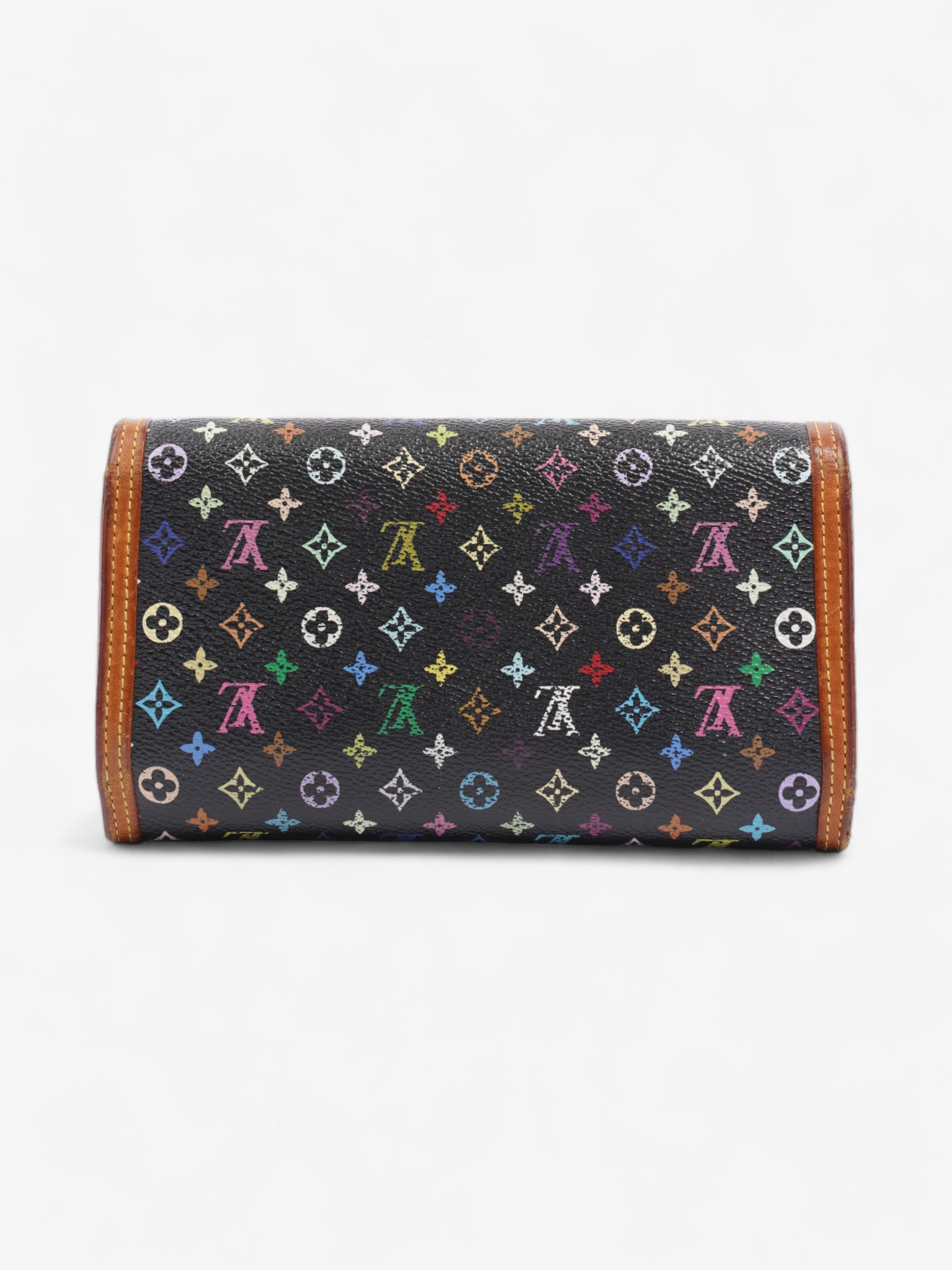 Louis Vuitton International Long Multicoloured Coated Monogram Canvas Coated Canvas Brown Wallet Case