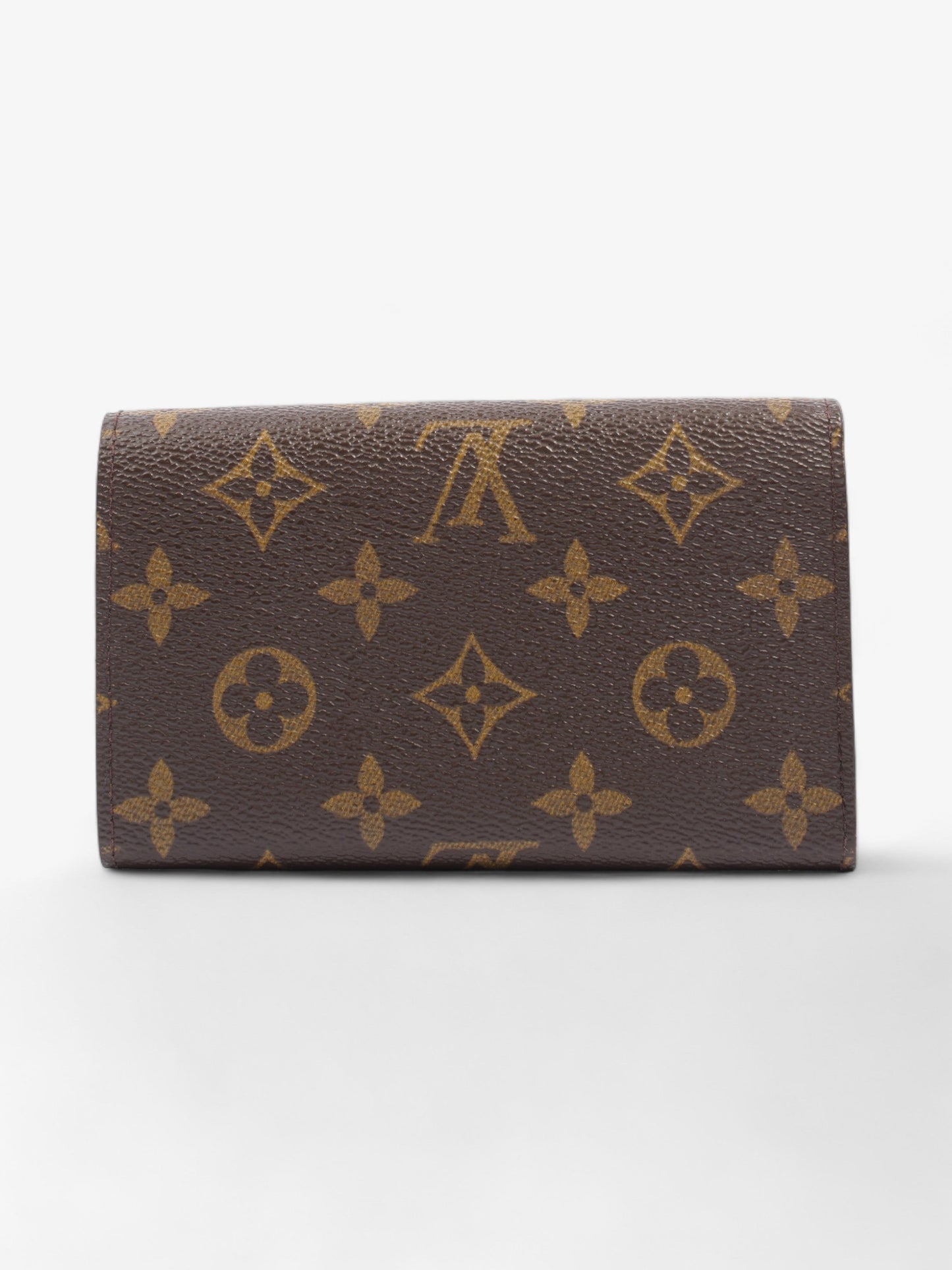 Louis Vuitton Compact Coated Monogram Canvas Coated Canvas Wallet Case Coated Canvas