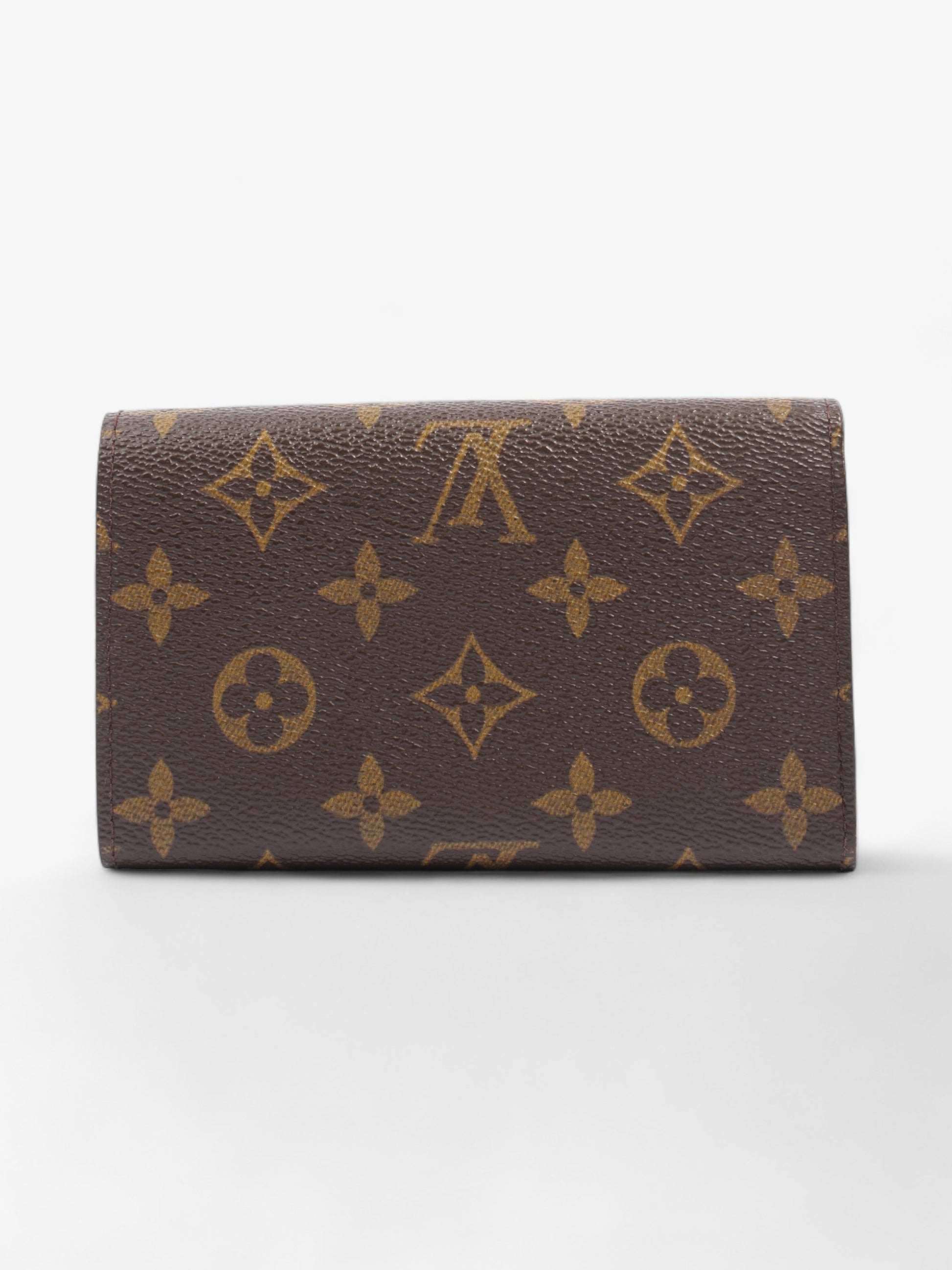 Louis Vuitton Compact Coated Monogram Canvas Coated Canvas Wallet Case Coated Canvas