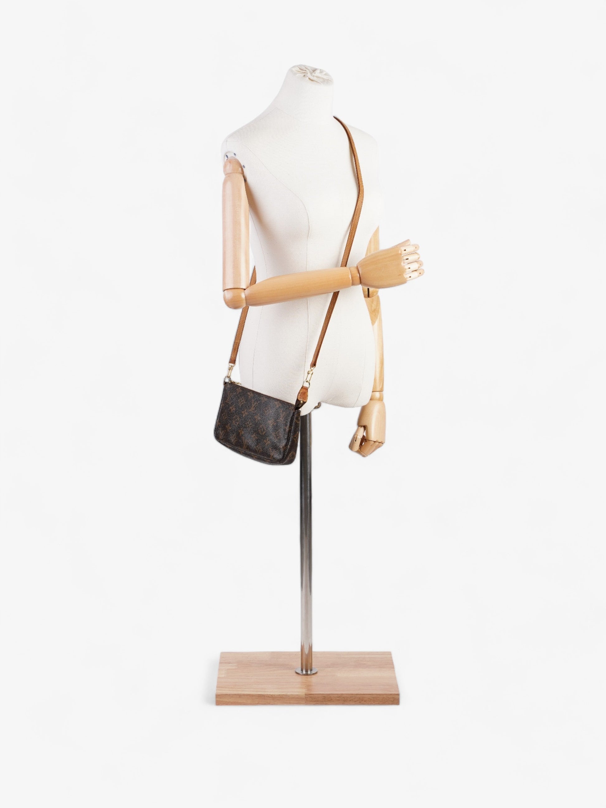 Louis Vuitton Pochette Accessoire Coated Monogram Canvas Coated Canvas Apparel Coated Canvas