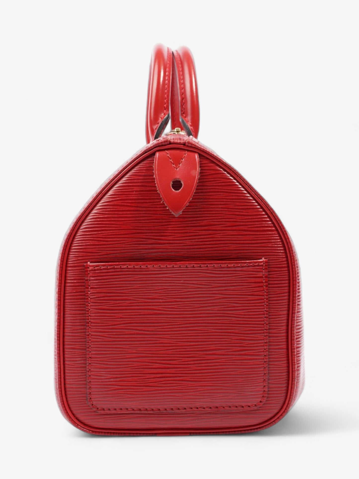 Louis Vuitton Speedy 25 Red Leather Epi Handbag