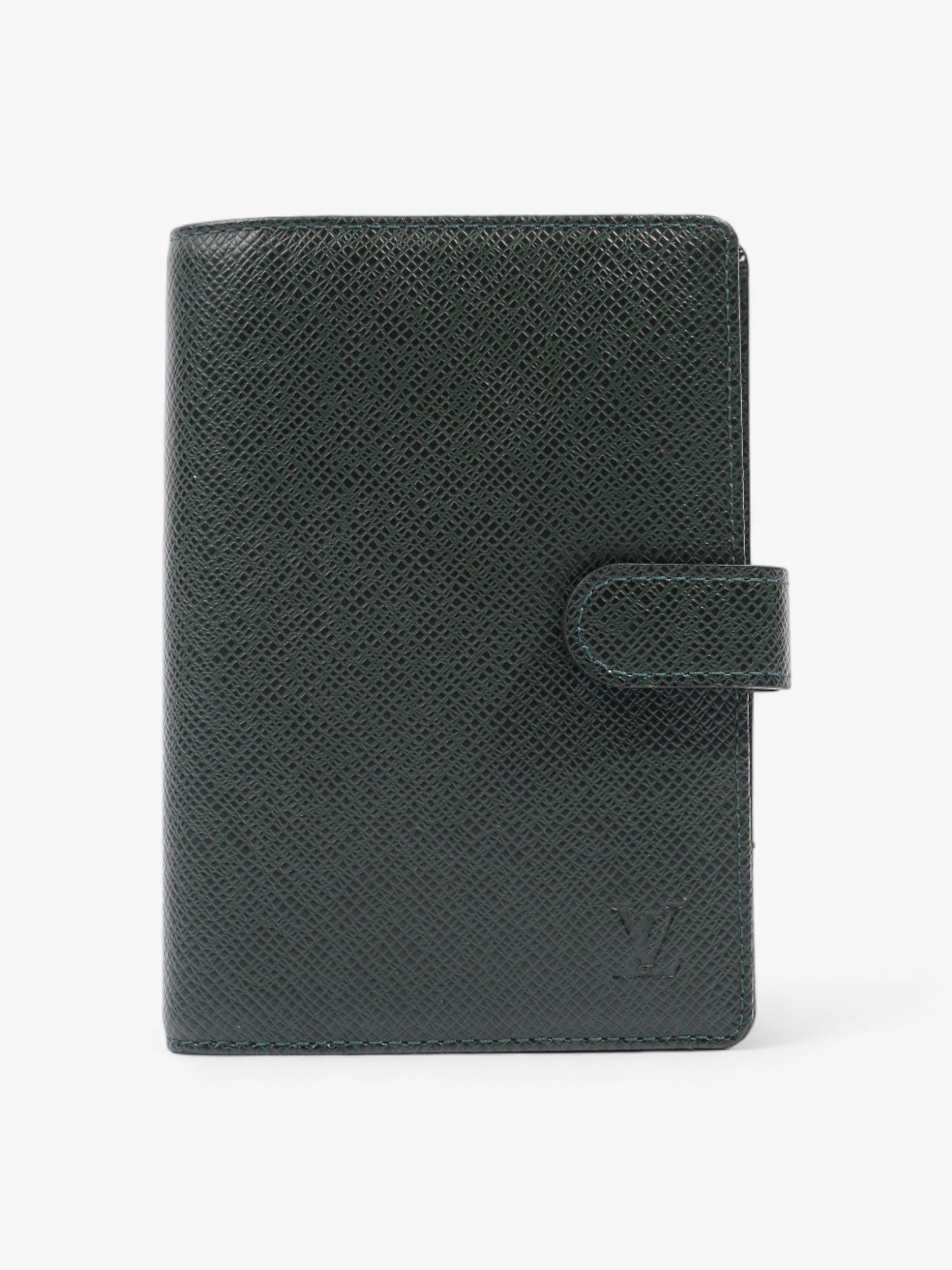 Louis Vuitton Agenda PM Leather Black Handbag