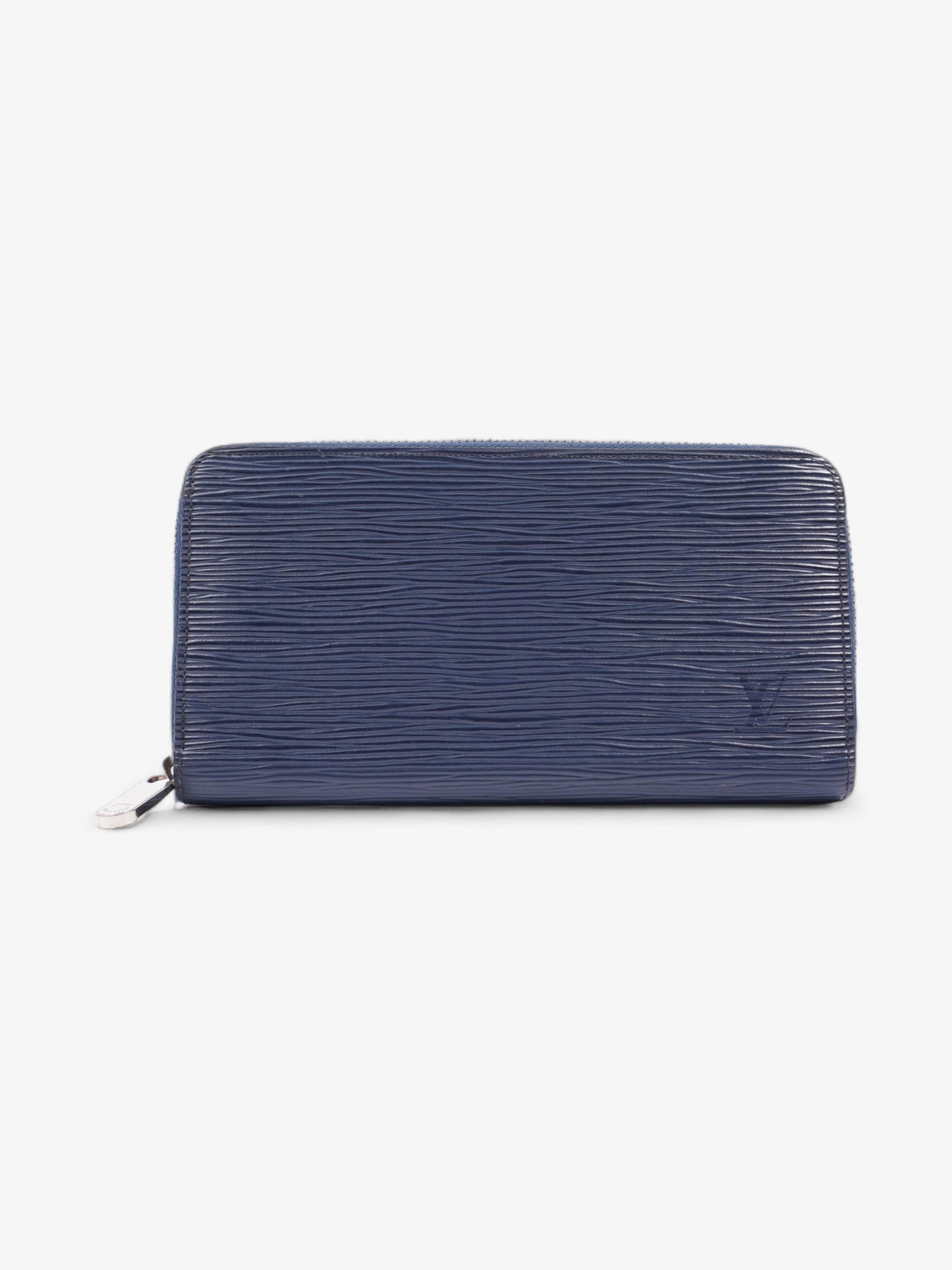 Louis Vuitton Zippy Navy Epi Leather Blue Wallet Case