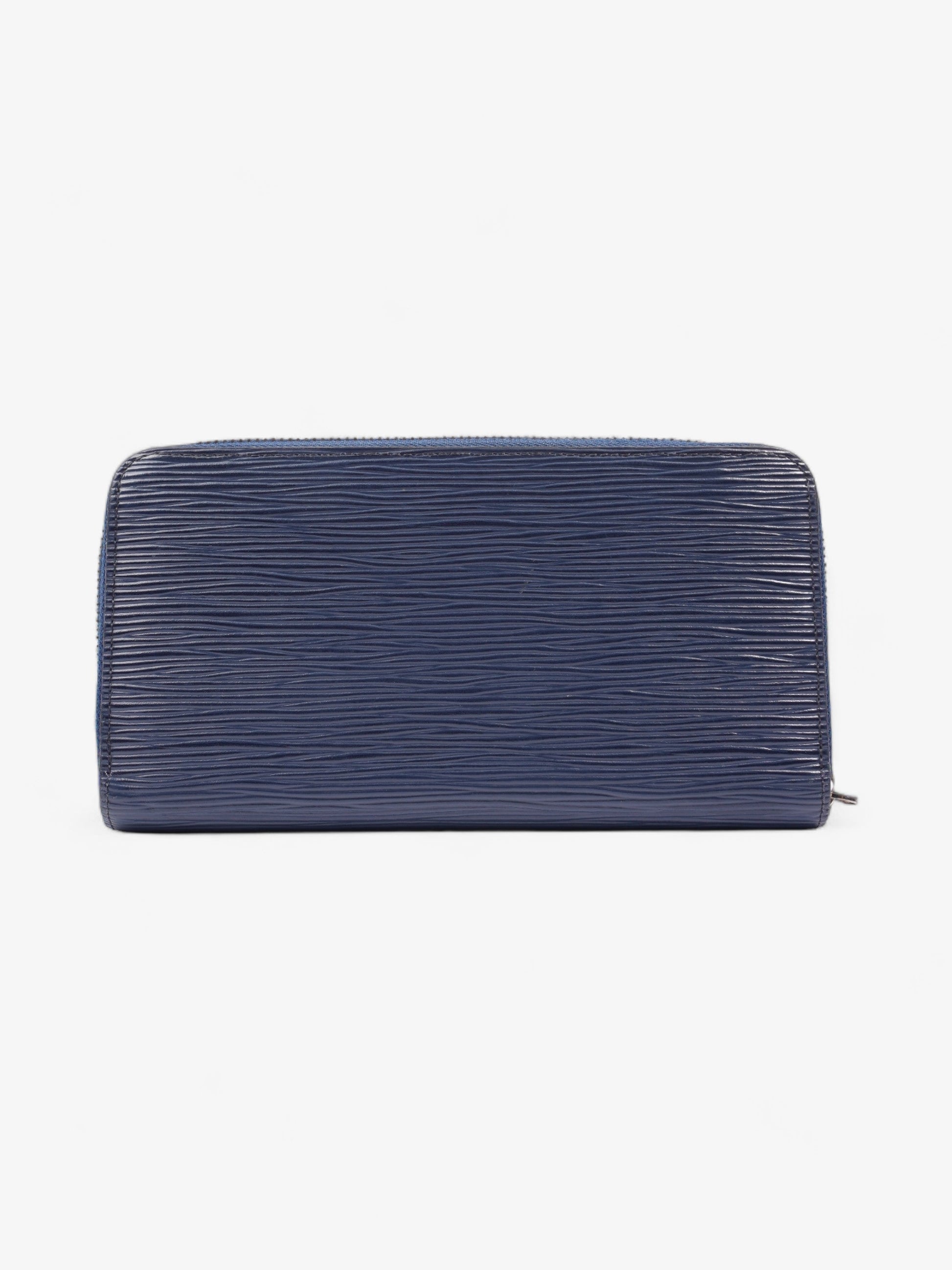 Louis Vuitton Zippy Navy Epi Leather Blue Wallet Case