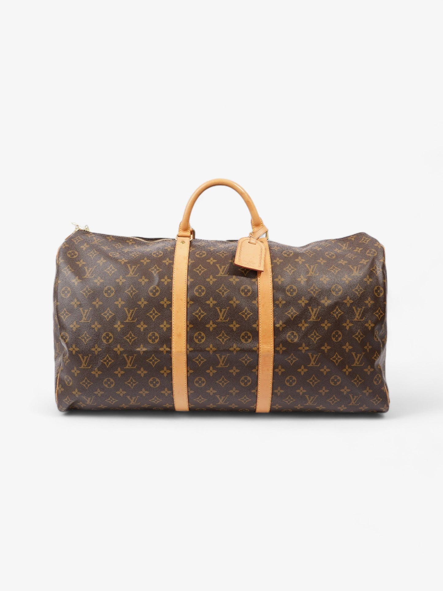 Louis Vuitton Keepall Coated 60 Monogram Canvas Coated Canvas Apparel Canvas 60