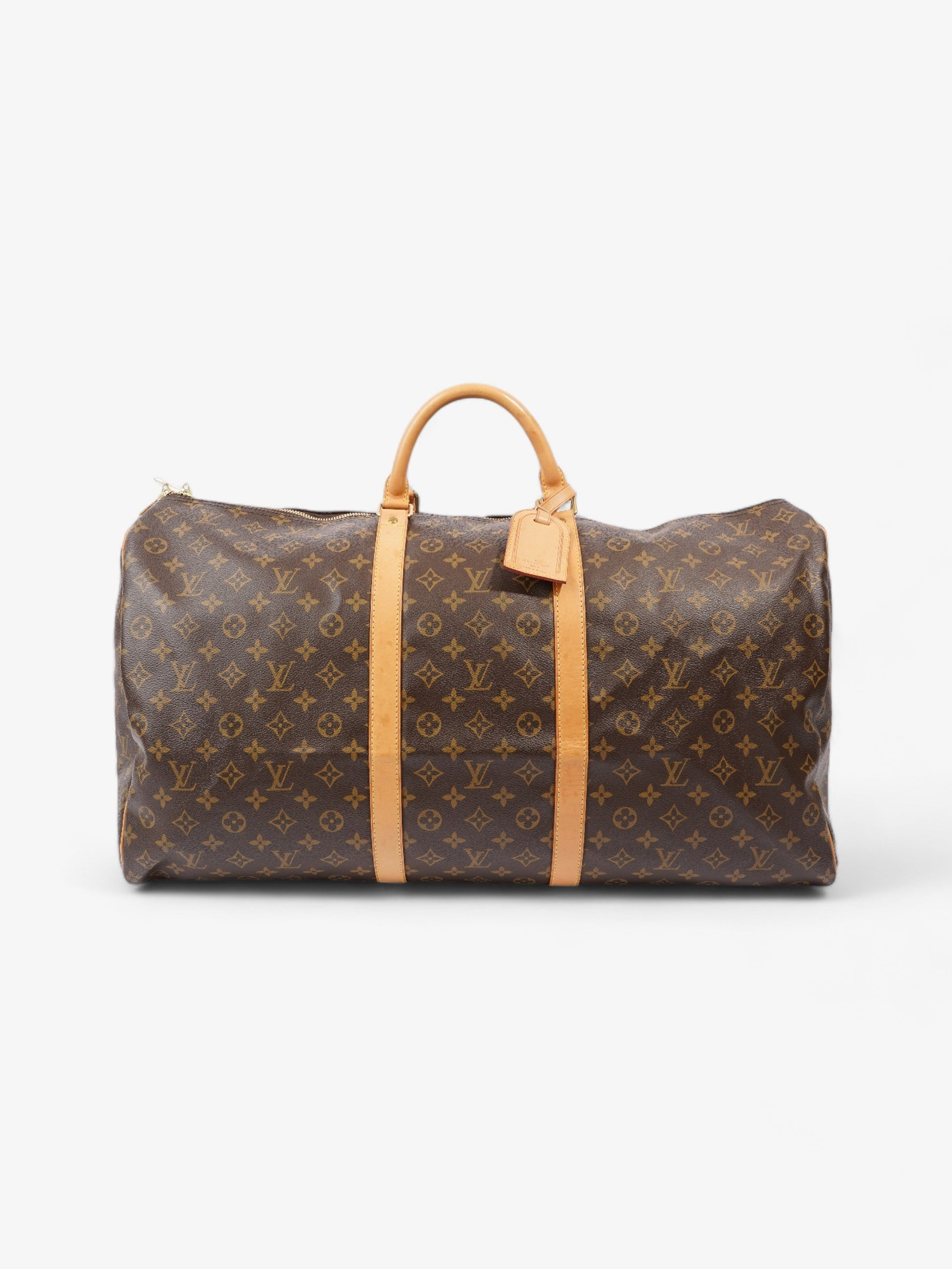 Louis Vuitton Keepall Coated 60 Monogram Canvas Coated Canvas Apparel Canvas 60