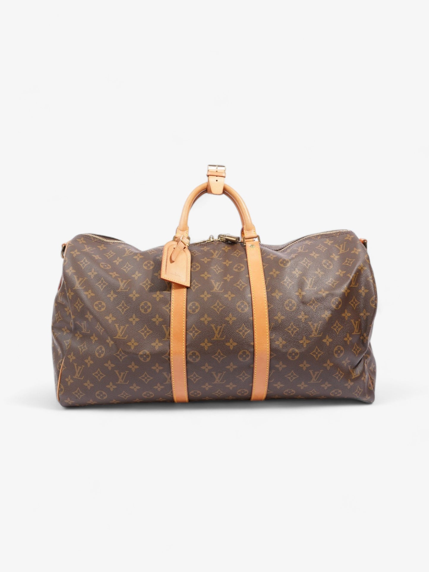 Louis Vuitton Keepall Bandouliere Coated 55 Monogram Canvas Coated Canvas Apparel Canvas 57