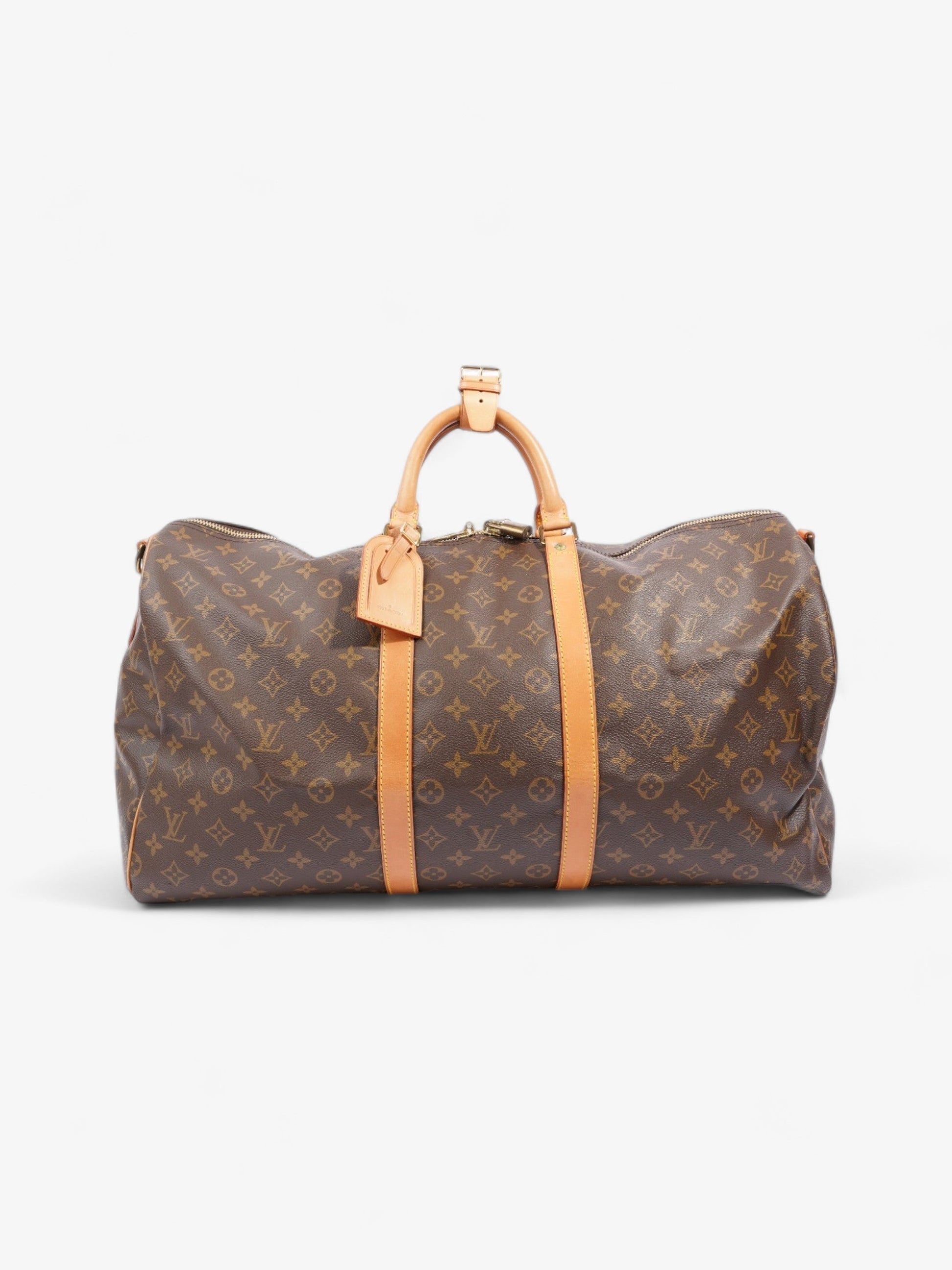 Louis Vuitton Keepall Bandouliere Coated 55 Monogram Canvas Coated Canvas Apparel Canvas 57