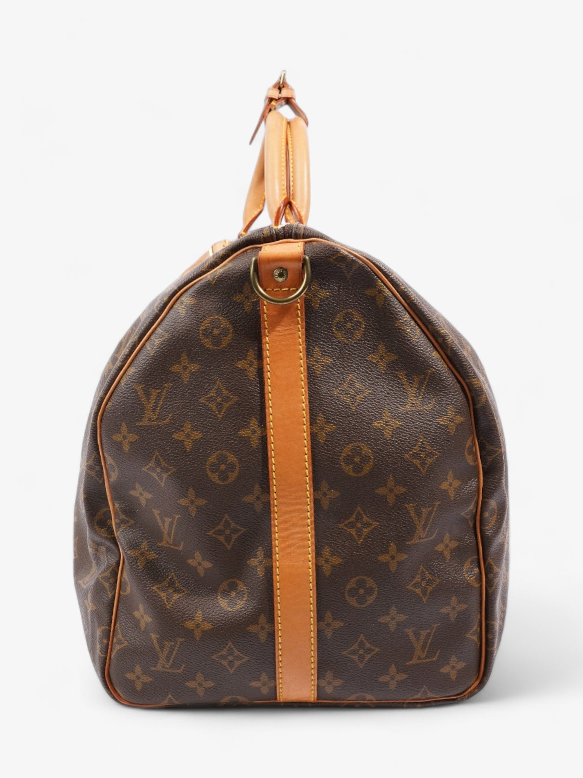 Louis Vuitton Keepall Bandouliere Coated 55 Monogram Canvas Coated Canvas Apparel Canvas 57
