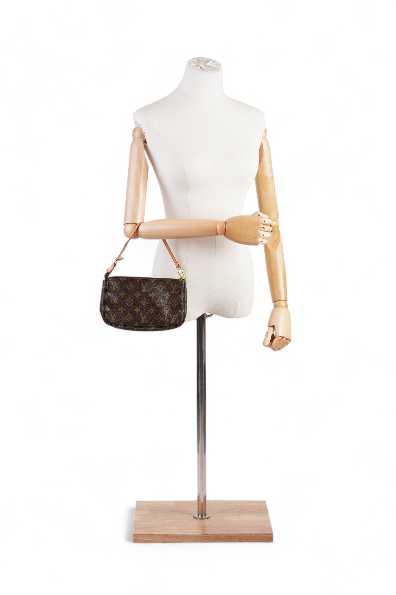 Louis Vuitton Pochette Accessoires Coated Monogram Canvas Coated Canvas Apparel Canvas 11