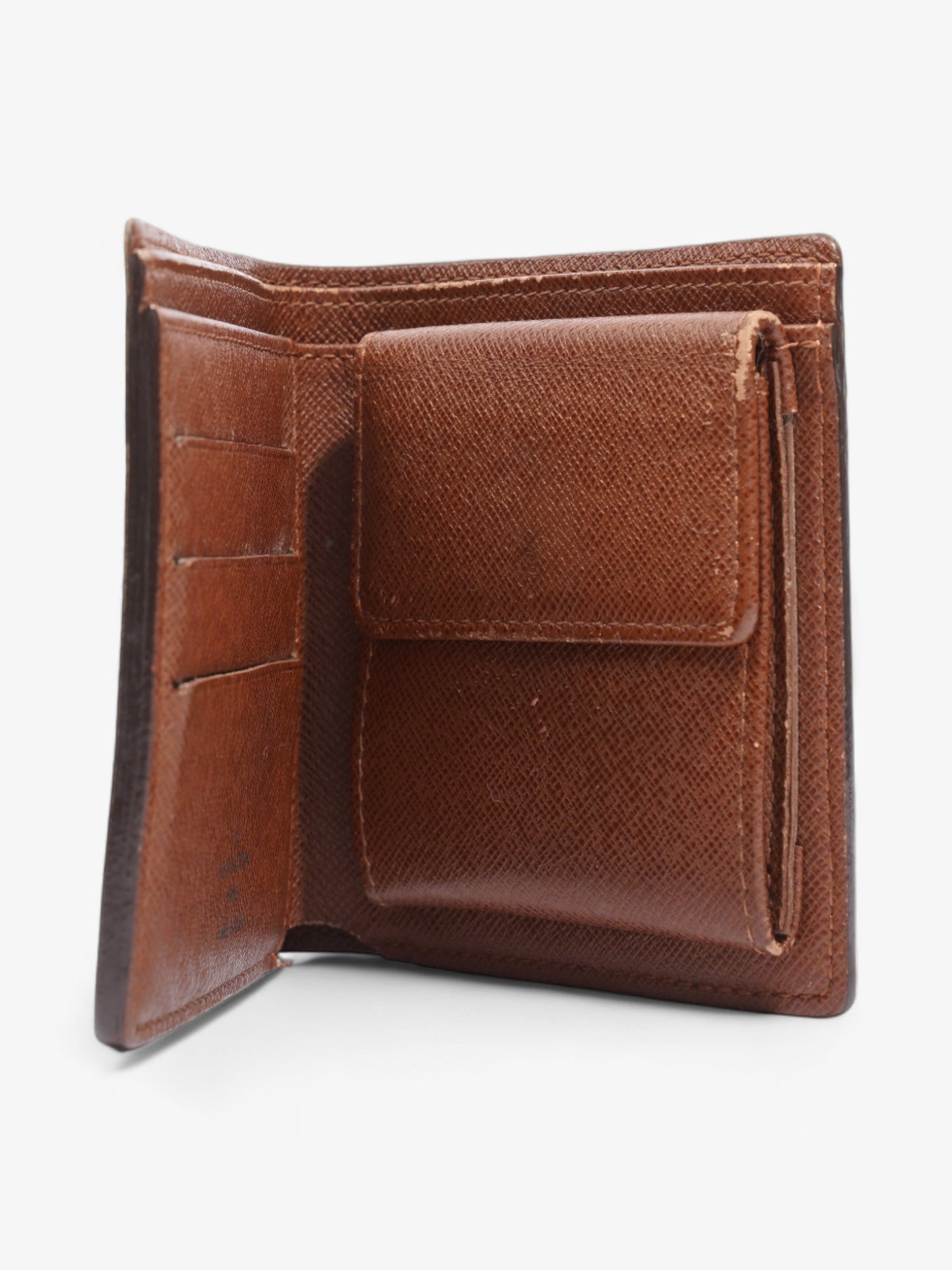 Louis Vuitton Portoviejo Cartoldi Monnaie Compact Coated Monogram Canvas Coated Canvas Wallet Case